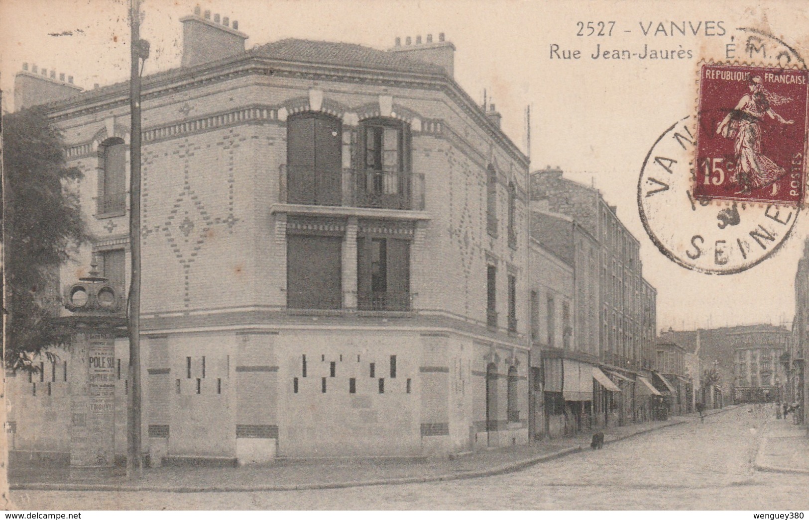 92 VANVES      Rue Jean-Jaurés   PLAN 1930 - Vanves