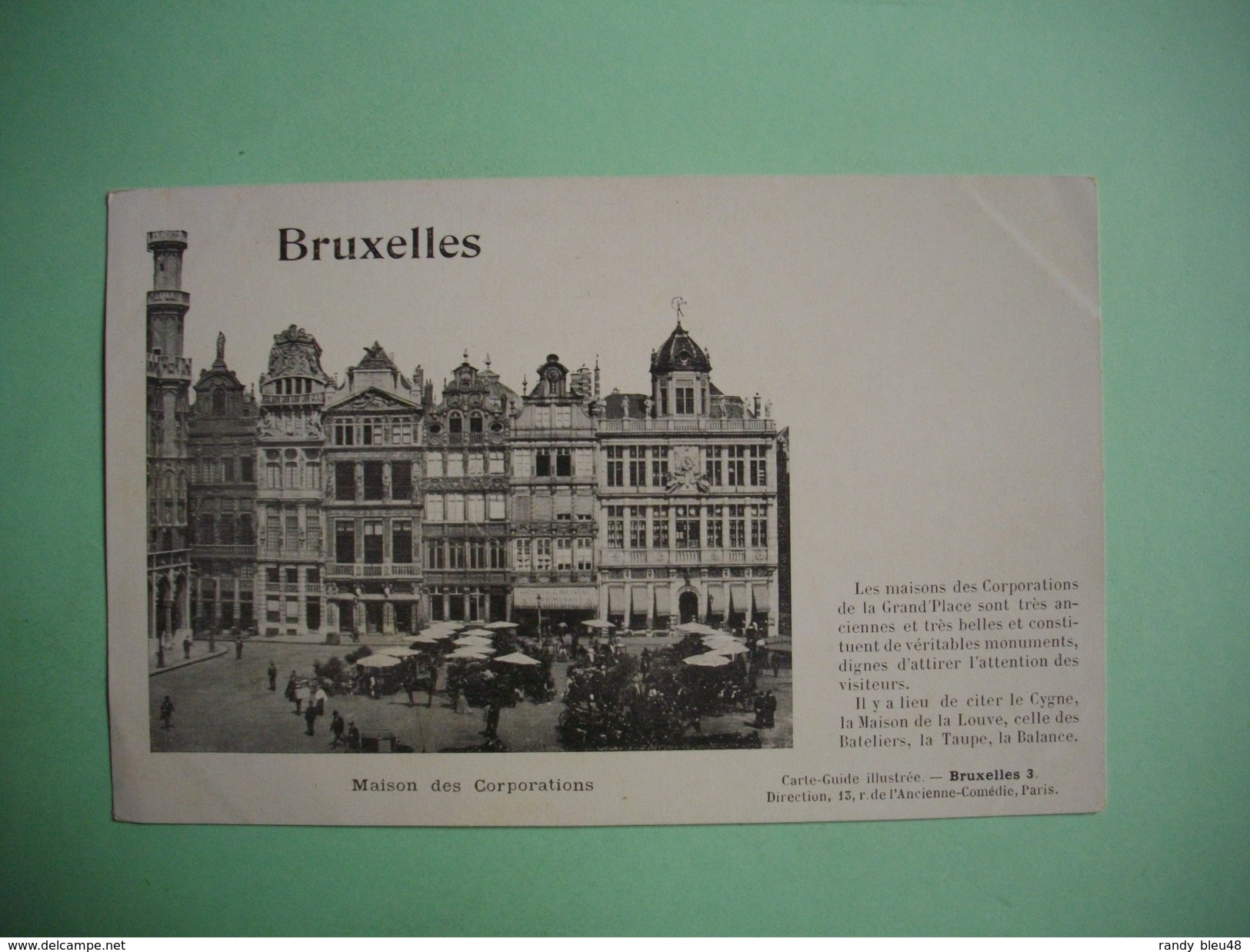 BRUXELLES - BRUSSELS -  Maison Des Colporteurs   -  BELGIQUE - Straßenhandel Und Kleingewerbe