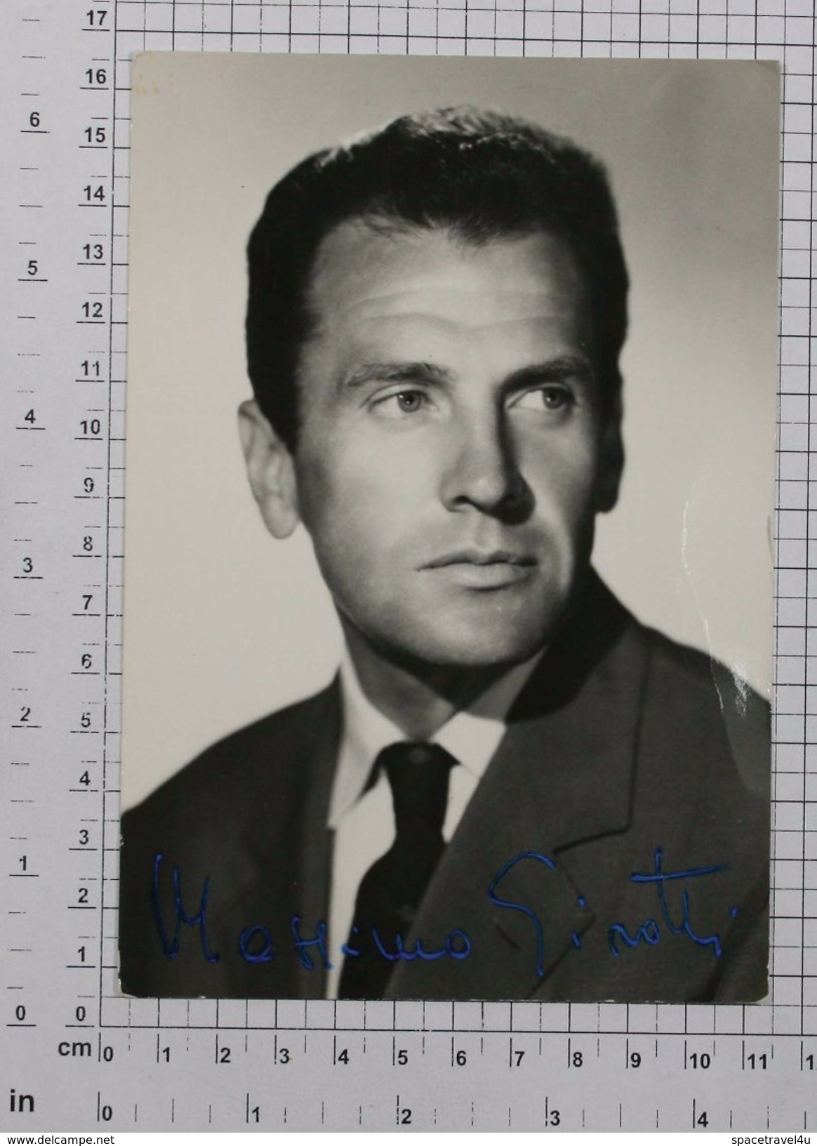 MASSIMO GIROTTI - Vintage PHOTO Autograph REPRINT (AT-30) - Other & Unclassified