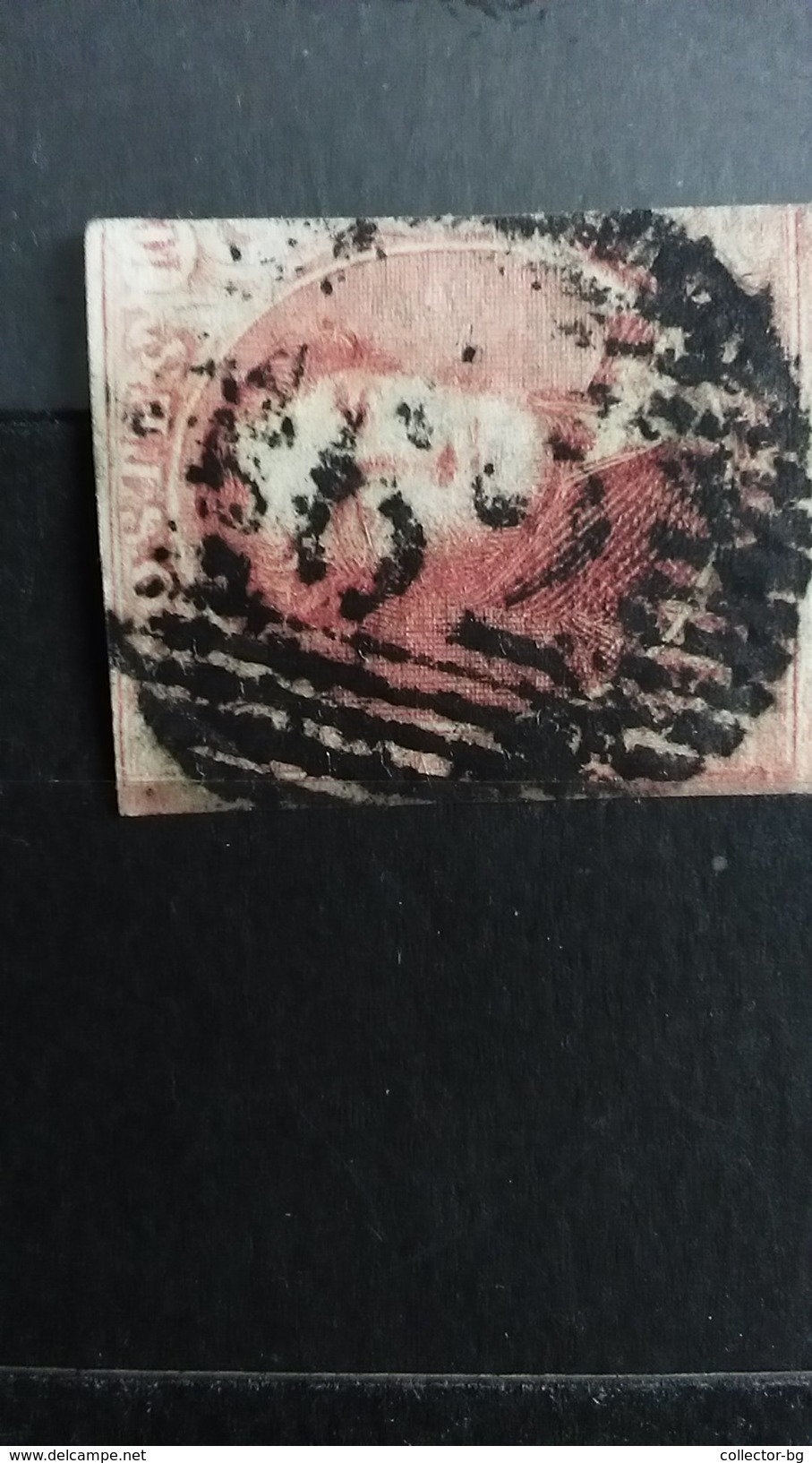 ULTRA RARE 40 CENTS Mi 9 130EURO BELGIUM BELGIE WMK 62 IMPERF  STAMP TIMBRE - 1849-1865 Médaillons (Autres)