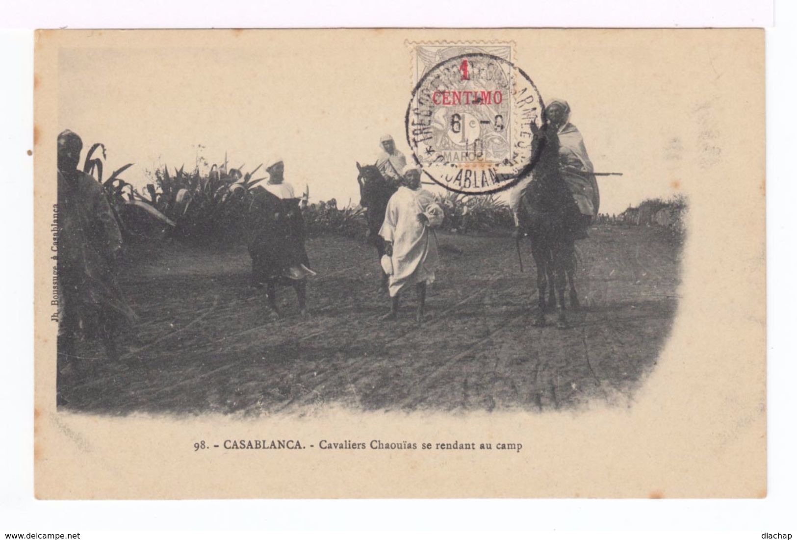 Casablanca. Cavaliers Chaouïas Se Rendant Au Camp. (1885) - Afrique