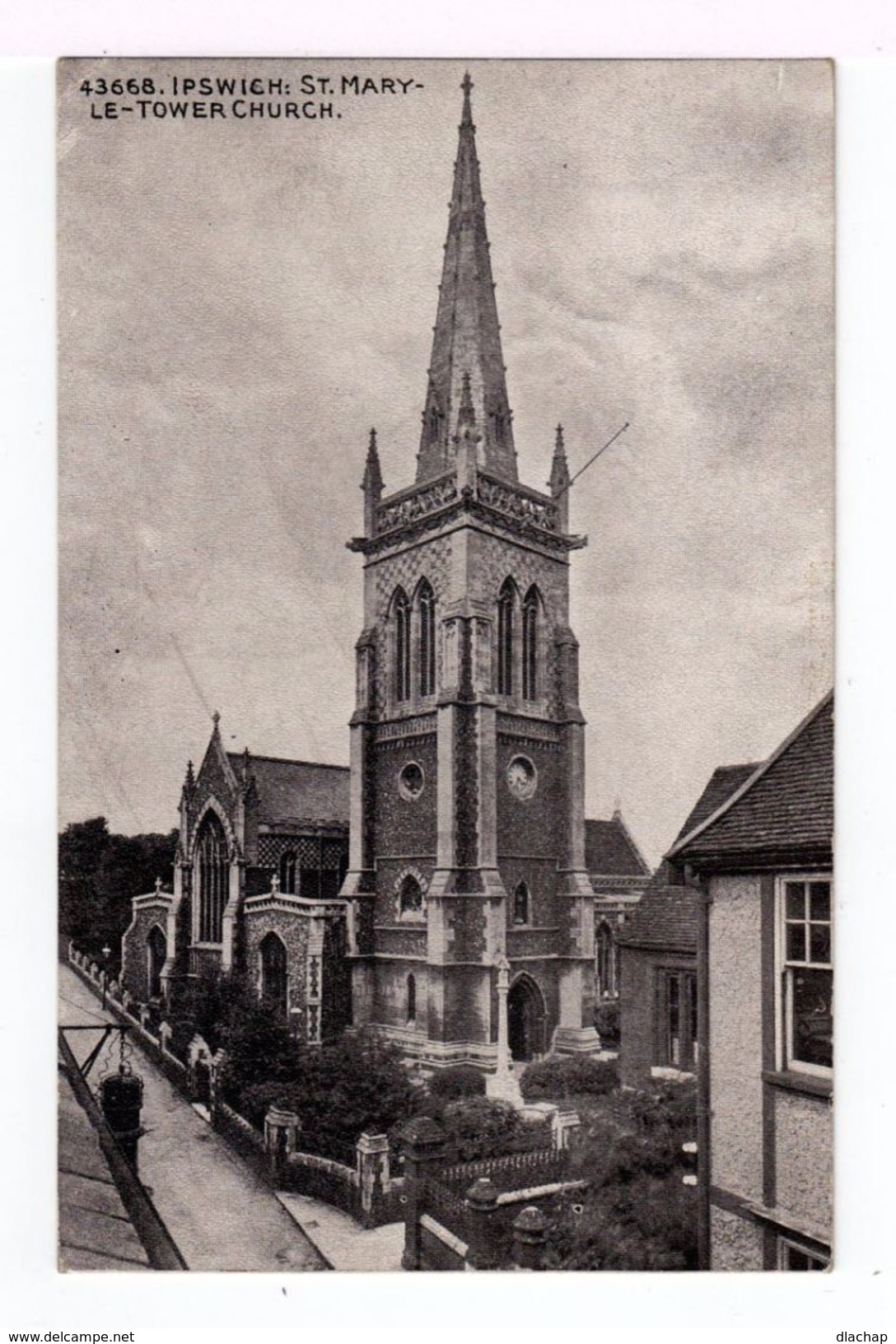 Ipswich. Suffolk. St. Mary. Le Tower Church. (1886) - Ipswich