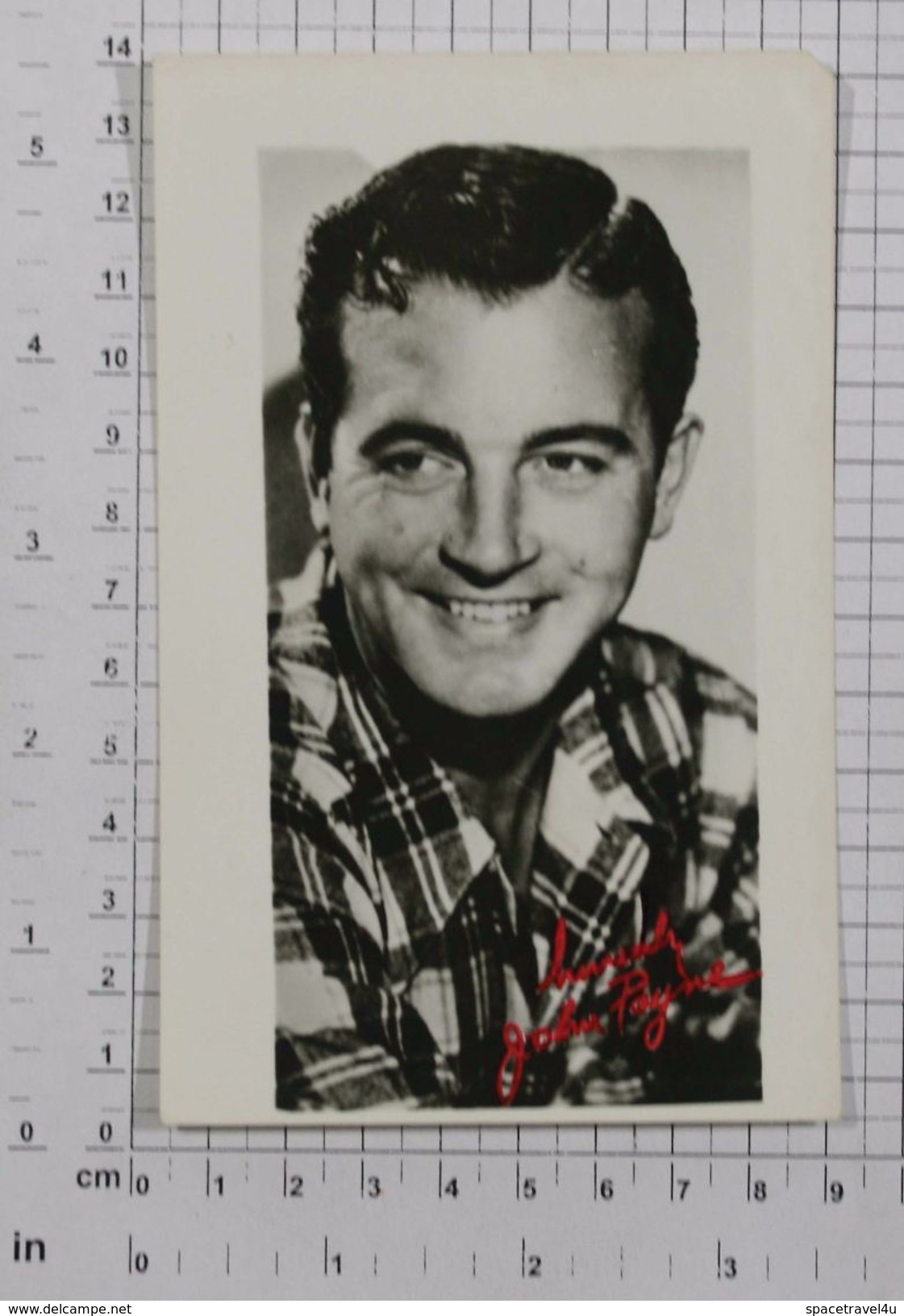 JOHN PAYNE - Vintage PHOTO Autograph REPRINT (AT-74) - Other & Unclassified