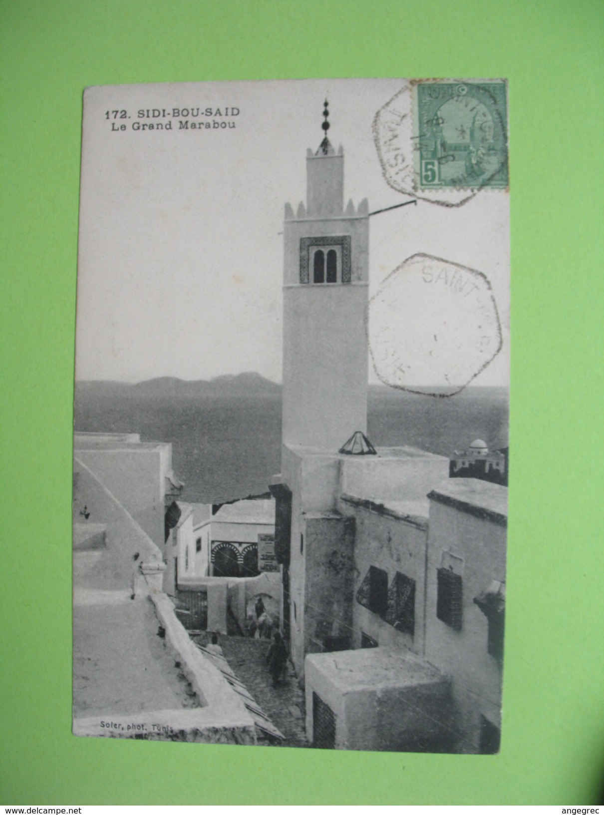 CPA  - Sidi-Bou-Said - Le Grand Marabou 1914 - Tunisia