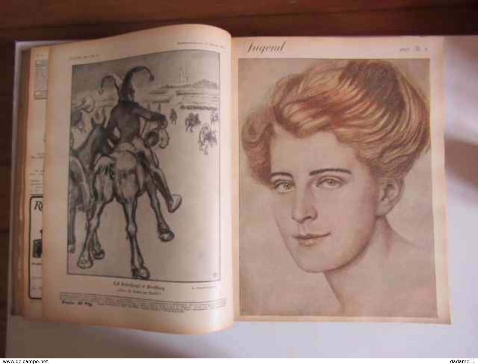Rare volume  des journaux Jugend de l'année 1913 du n°1 au 27 Art Nouveau