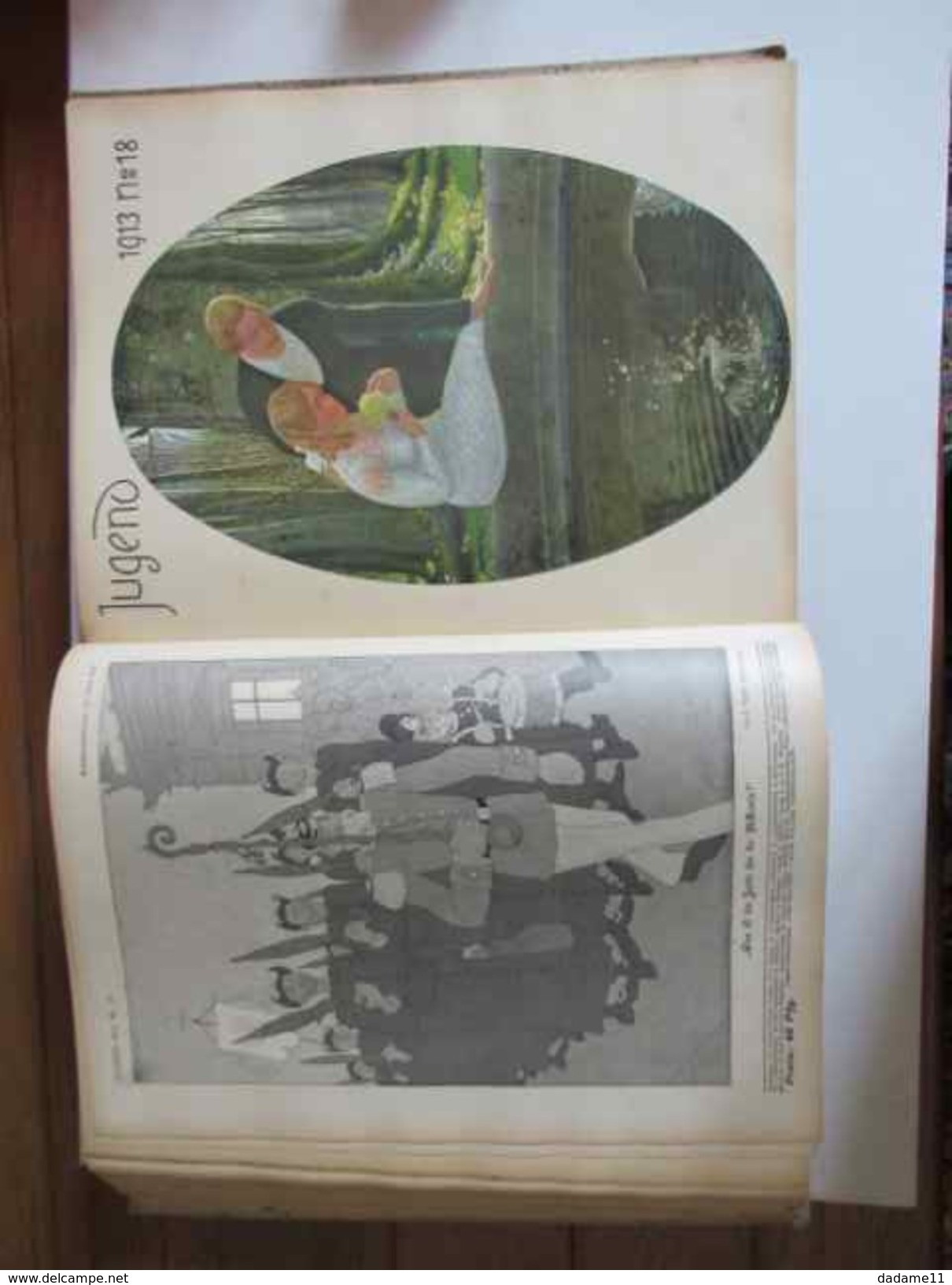 Rare volume  des journaux Jugend de l'année 1913 du n°1 au 27 Art Nouveau