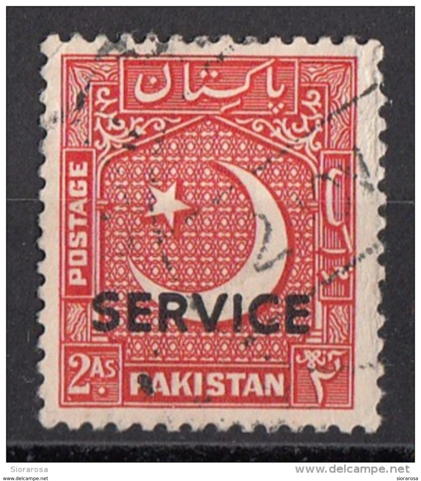 O29 Pakistan 1950 OFFICIAL STAMPS Overprint Surcharged  Viaggiati Used - Pakistan