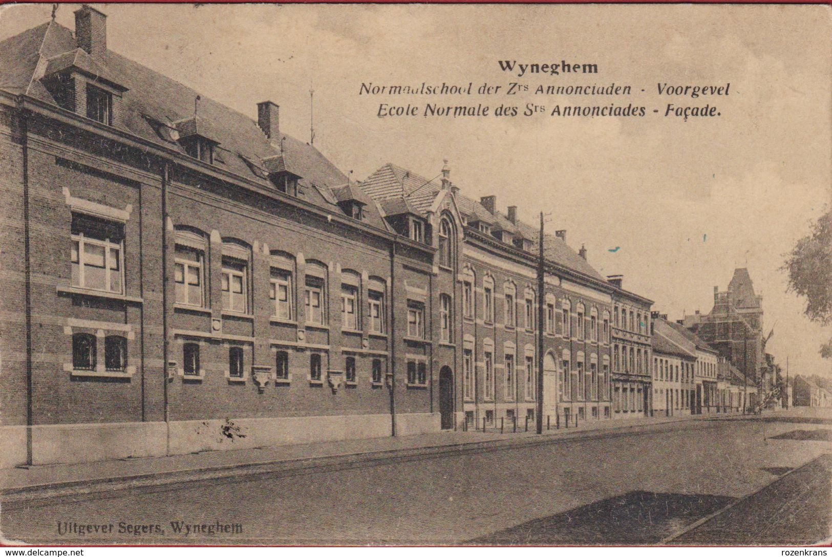 Wyneghem Wijnegem Normaalschool Der Zusters Annonciaden Voorgevel 1924 ZELDZAAM - Wijnegem