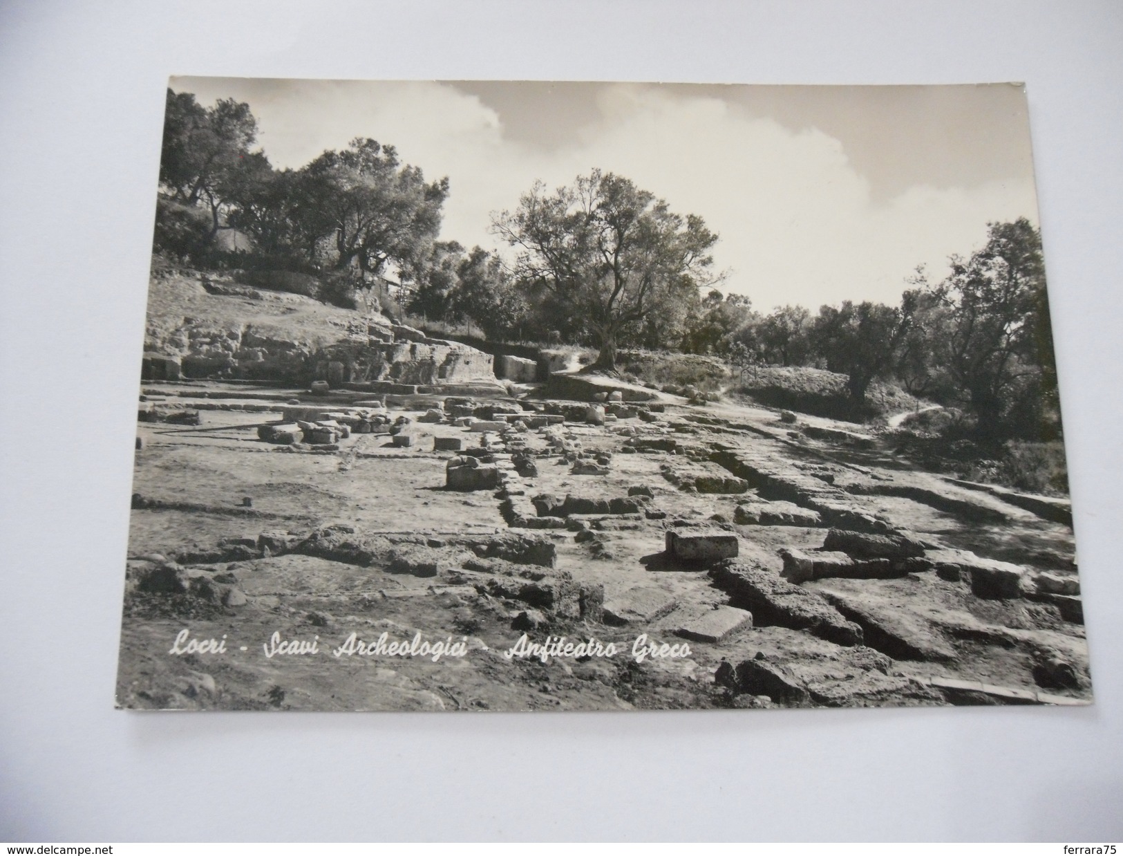 CARTOLINA LOCRI SCAVI ARCHEOLOGICI. - Reggio Calabria