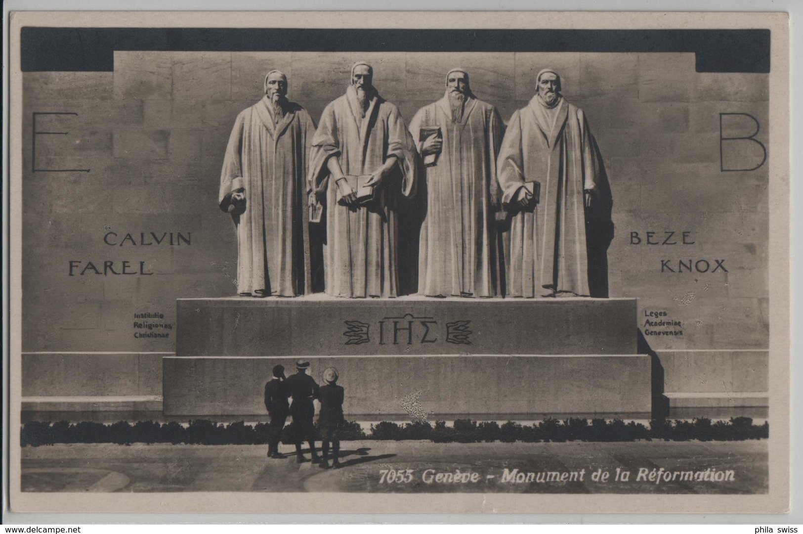 Geneve - Monument De La Reformation - Animee - Phototypie - Genève