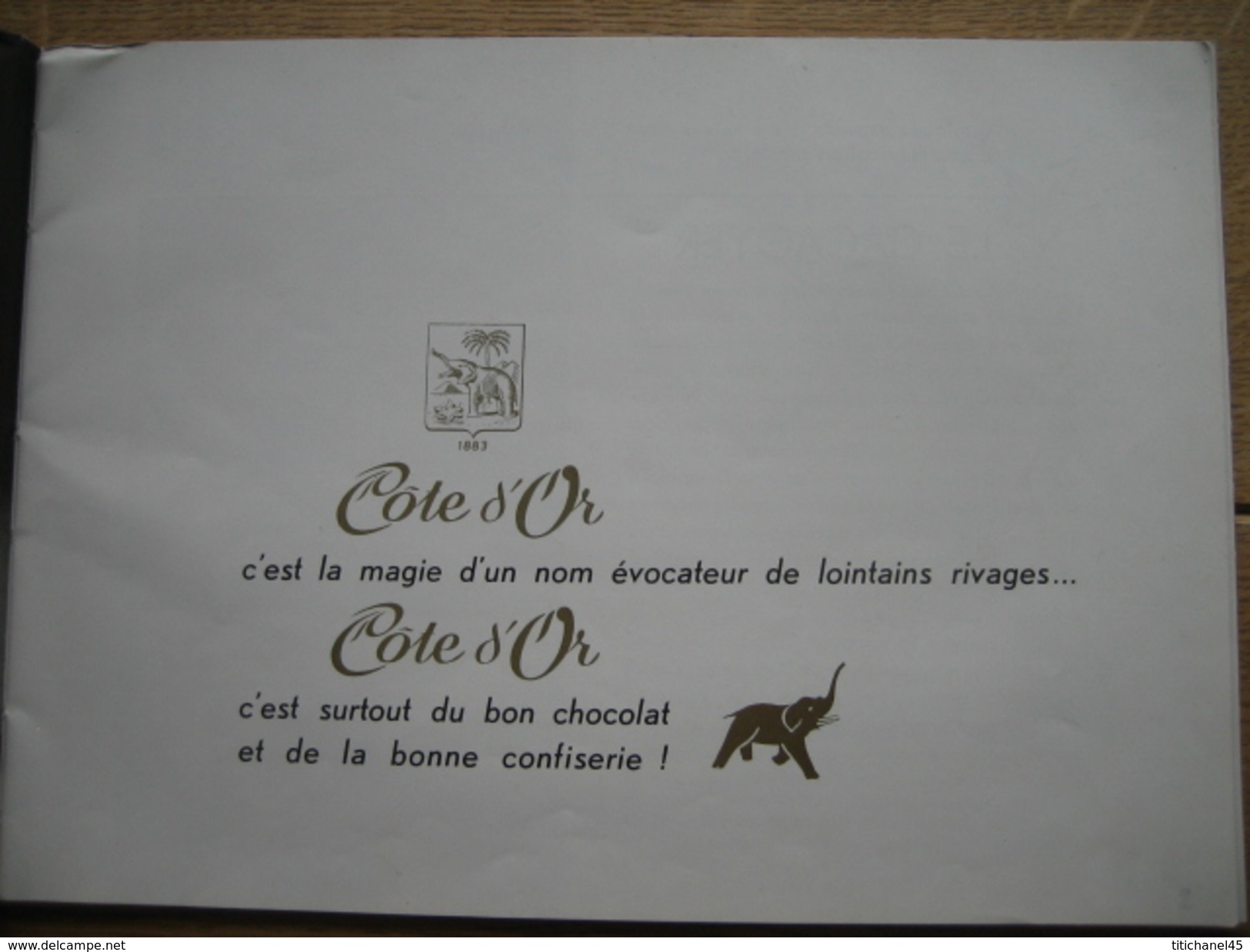 Catalogue Publicitaire De 1960 LE BON CHOCOLAT COTE D'OR - Nombreuses Photos Sur La Fabrication Du Chocolat - 40 Pages - Cioccolato