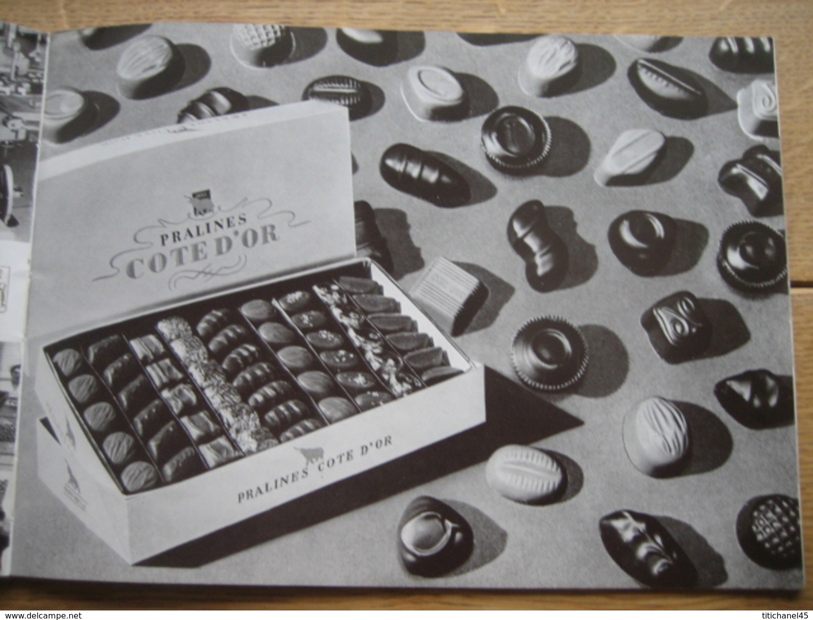 Catalogue publicitaire de 1960 LE BON CHOCOLAT COTE D'OR - Nombreuses photos sur la fabrication du chocolat - 40 pages