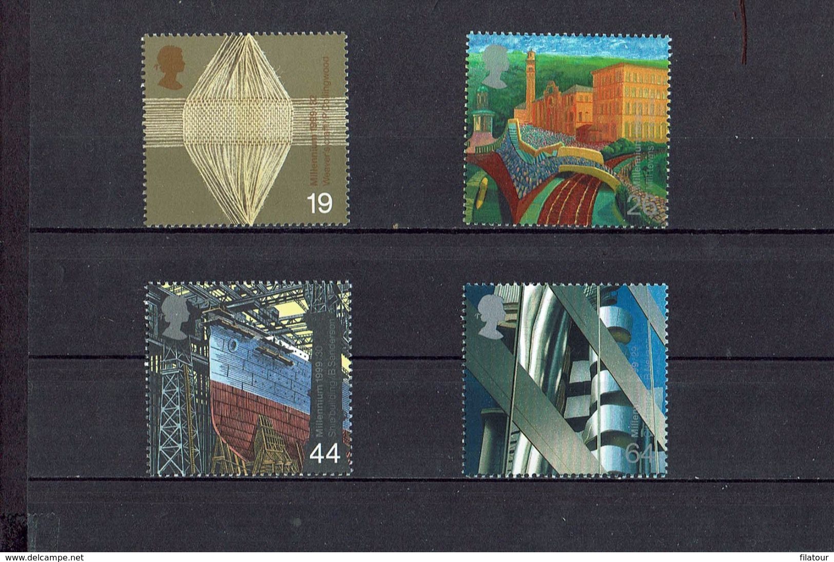 GRANDE BRETAGNE - Tournant Du Millénaire (V): Les Travailleurs . Série 2096/2099 - - Unused Stamps