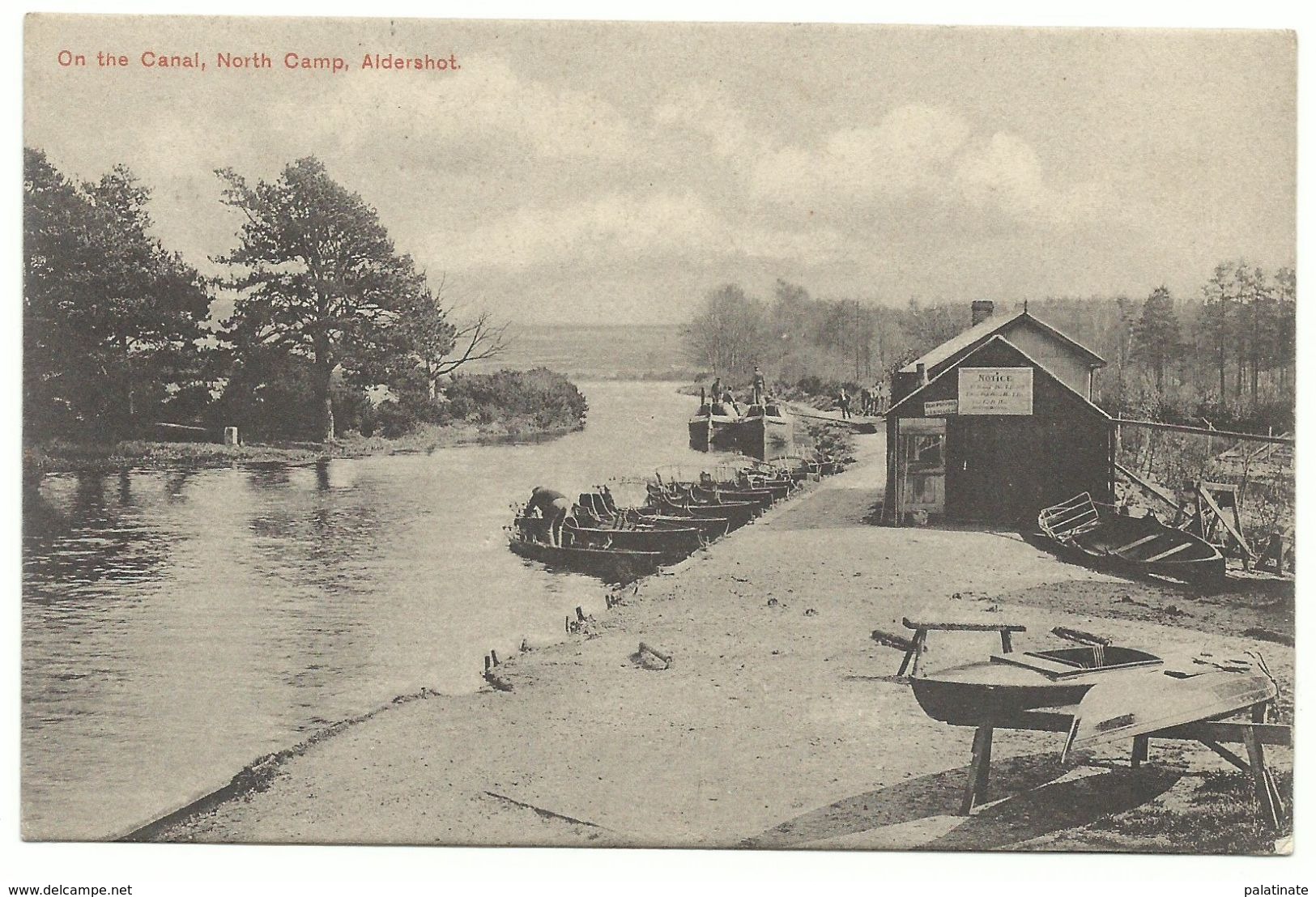 Aldershot On The Canal Noth Camp 1907 Nach Weinheim - Sonstige & Ohne Zuordnung