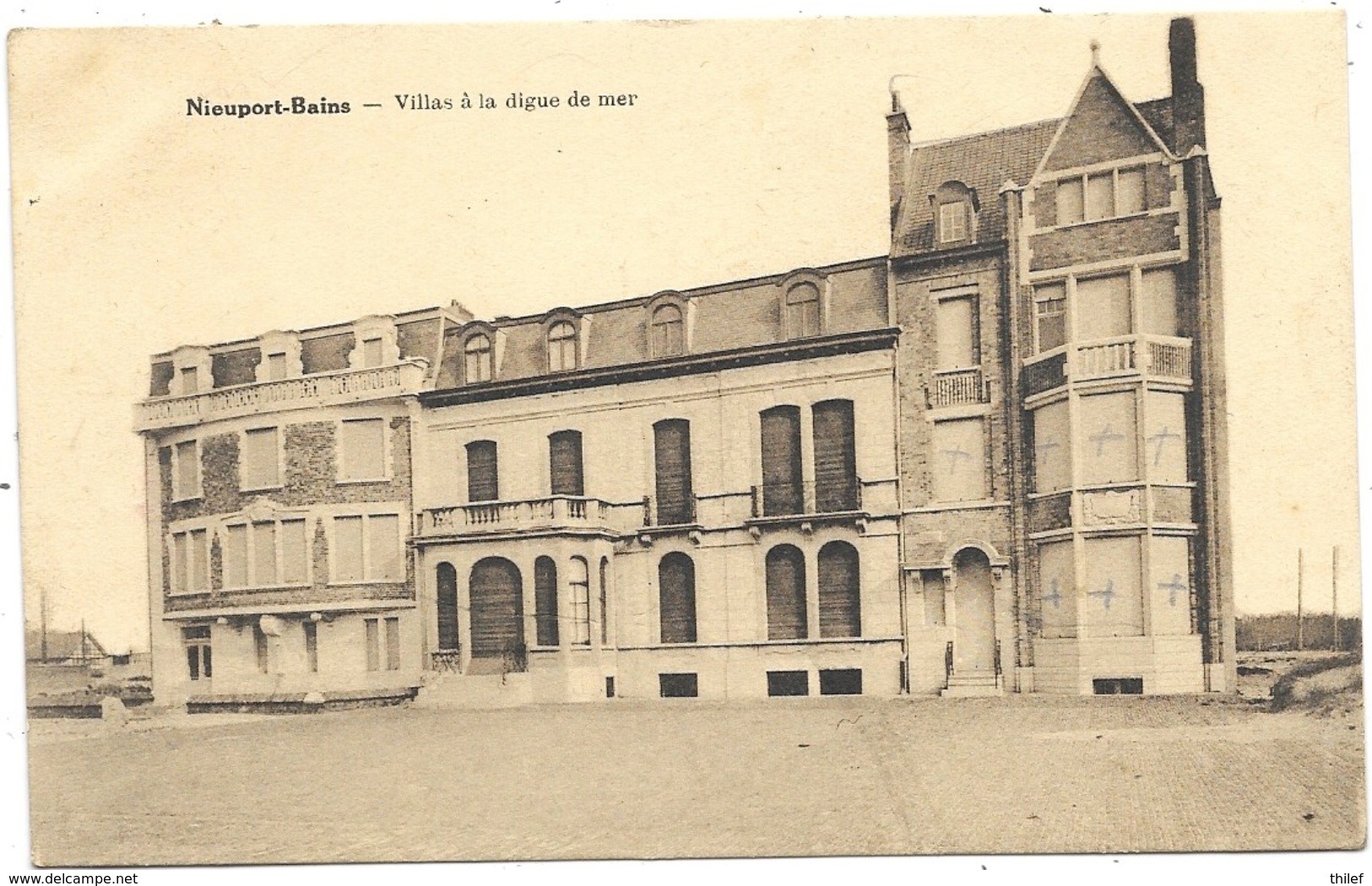 Nieuport-Bains NA36: Villas à La Digue De Mer 1928 - Nieuwpoort