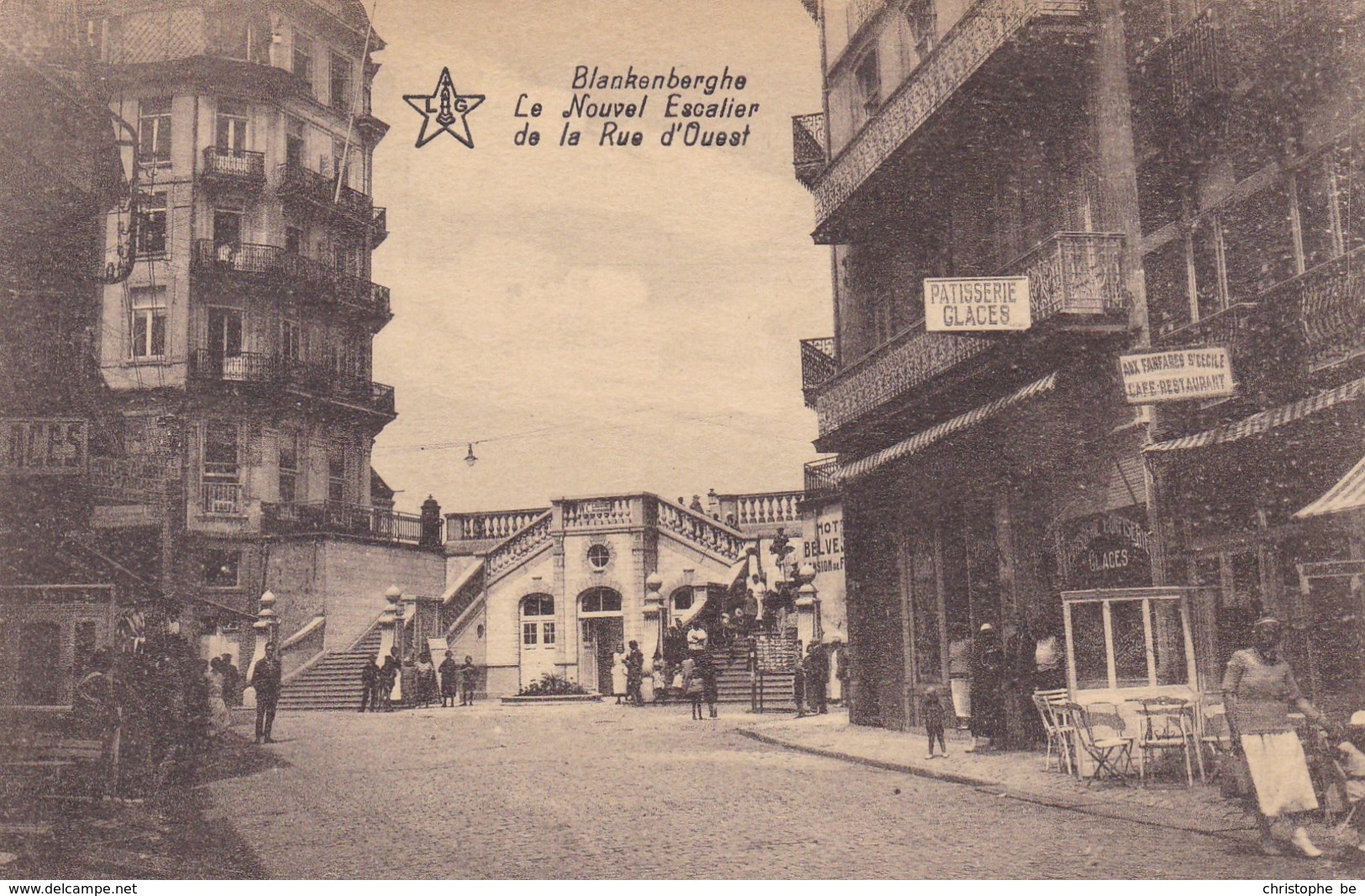 Blankenberge, Blankenberghe, Le Nouvel Escalier De La Rue D'Ouest (pk39286) - Blankenberge