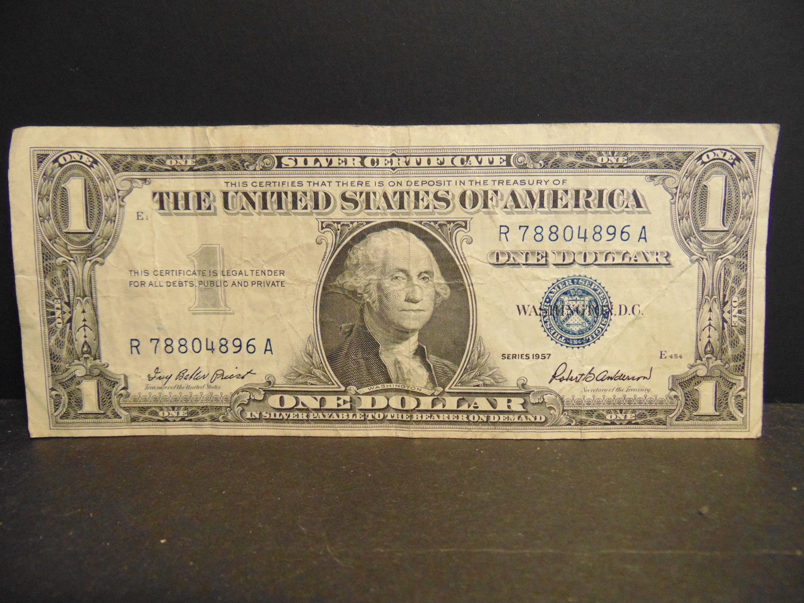 ÉTATS-UNIS 1 DOLLAR 1957  R78804896A - Silver Certificates (1928-1957)