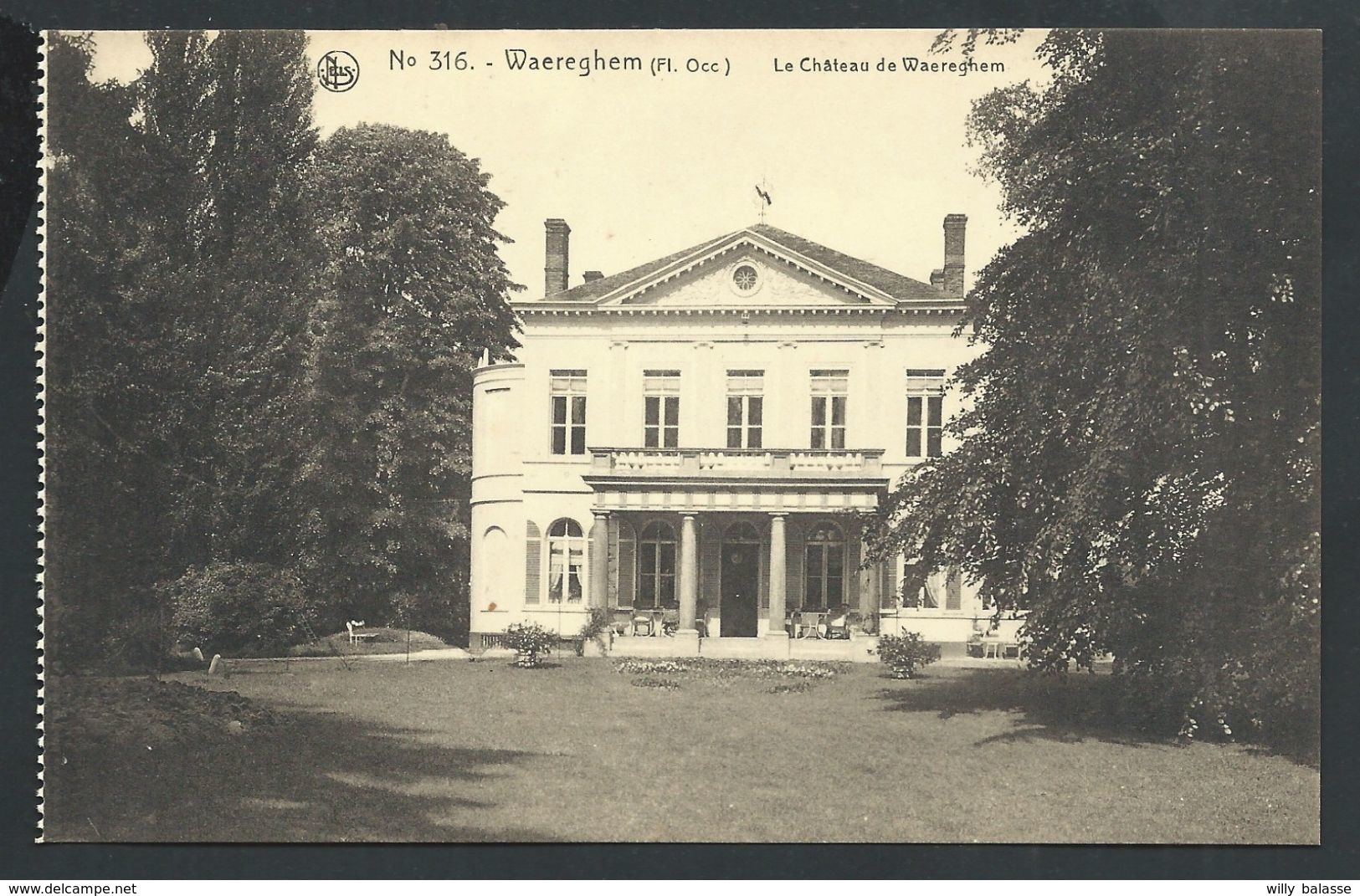 +++ CPA - WAREGEM - WAEREGHEM - Château - Kasteel - Nels 316   // - Waregem