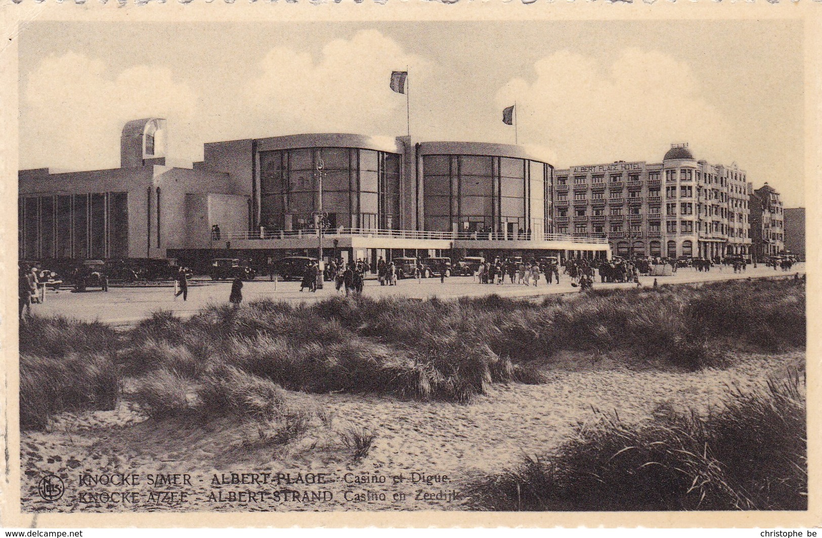 Knokke Sur Mer, Albert Plage, Casino Et Digue (pk39308) - Knokke