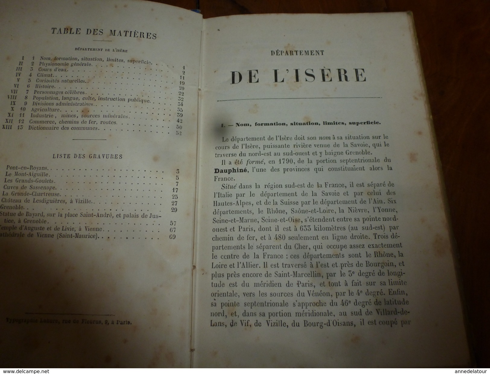 1888 ISERE: Pont-en-Royans,Mont-Aiguille,Grands-Goulets,Sassenage,Grande Chartreuse,Vizille,Grenoble,Vienne, Etc - 1801-1900