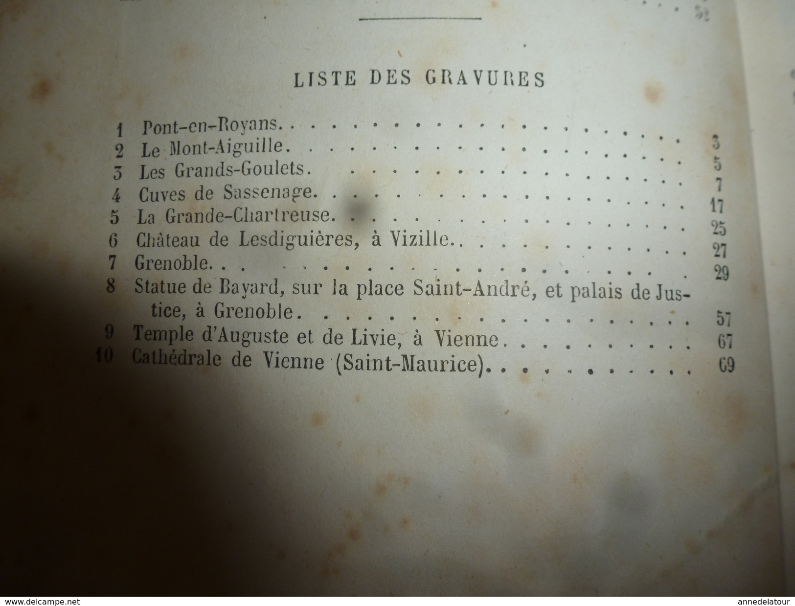 1888 ISERE: Pont-en-Royans,Mont-Aiguille,Grands-Goulets,Sassenage,Grande Chartreuse,Vizille,Grenoble,Vienne, Etc - 1801-1900