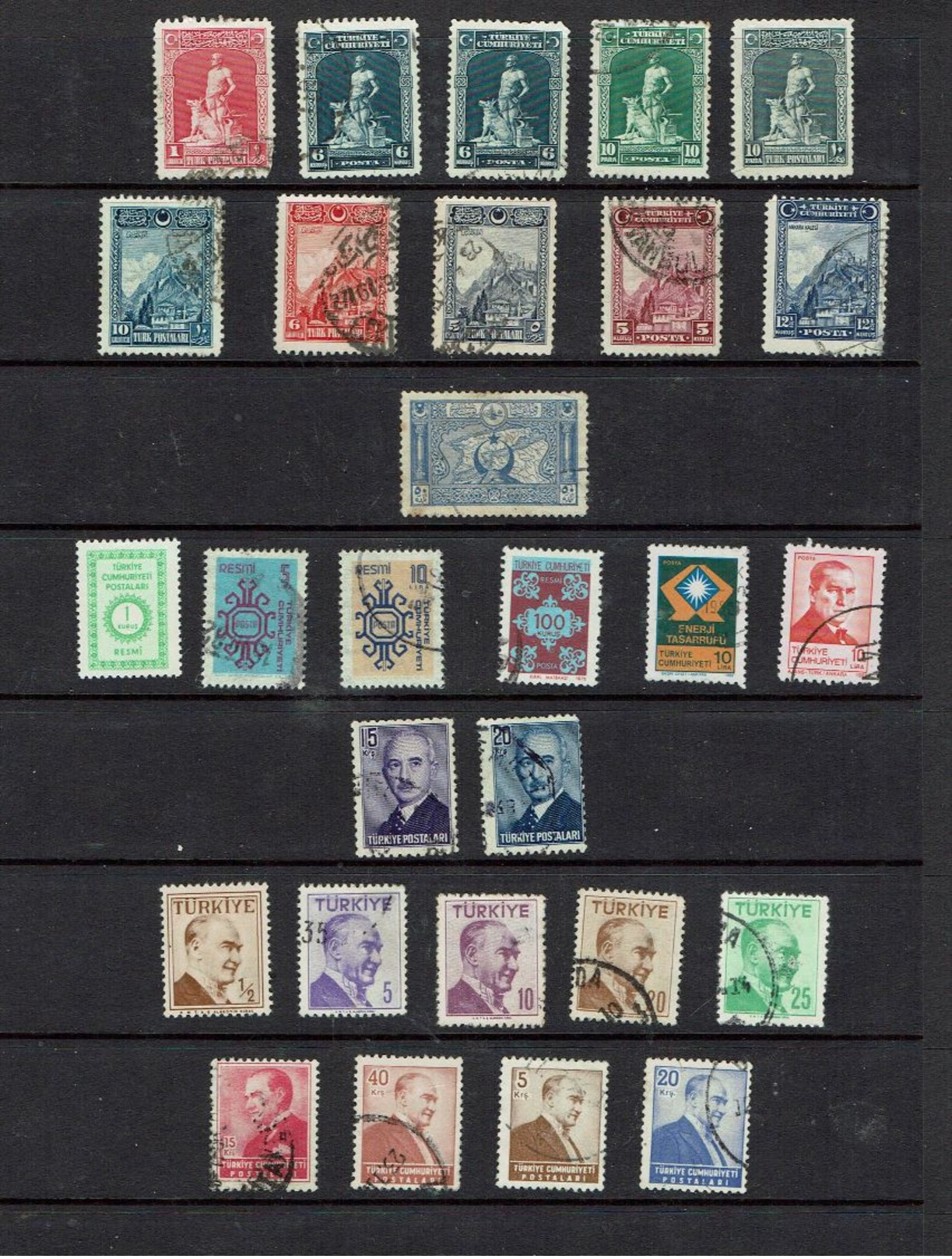 TURKEY...MIXED CONDITION...MOSTLY USED - Vrac (max 999 Timbres)