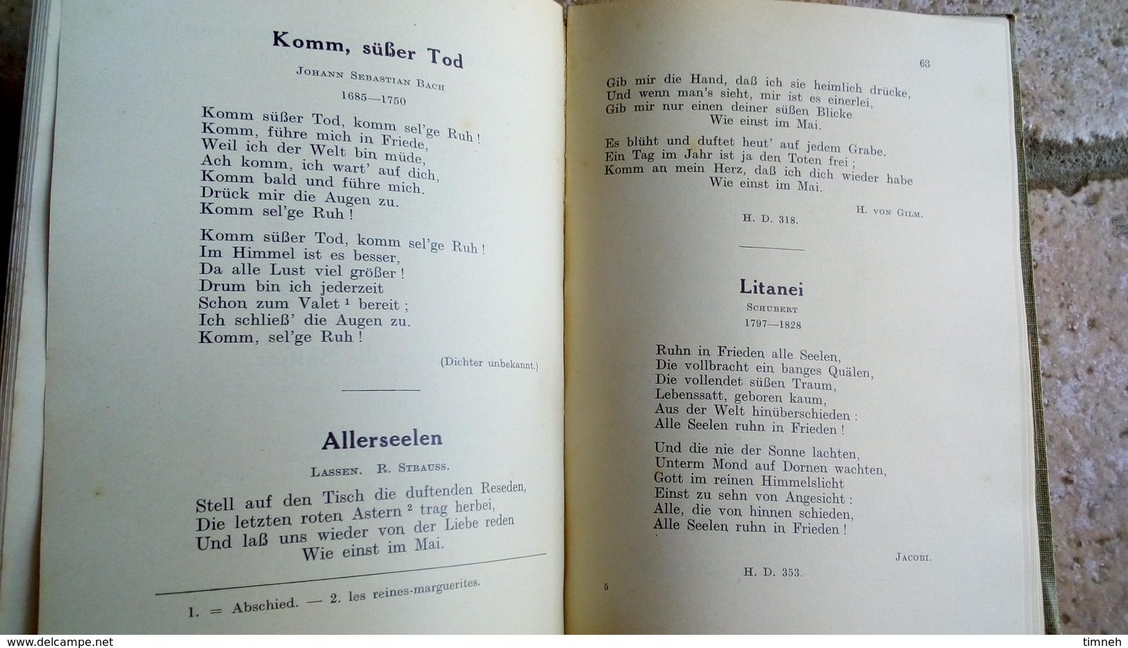 Pierre CLERC - DEUTSCHE LIEDER - LA CHANSON ET LE DISQUE ALLEMAND - Editions DIDIER 220 pages - dédicace auteur