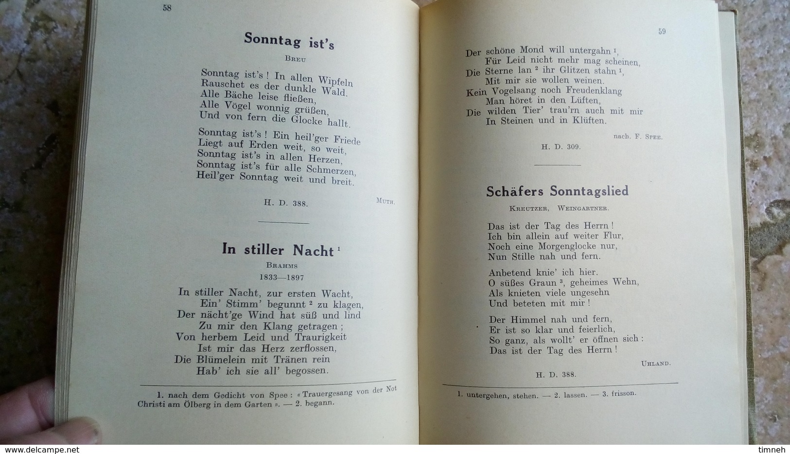 Pierre CLERC - DEUTSCHE LIEDER - LA CHANSON ET LE DISQUE ALLEMAND - Editions DIDIER 220 pages - dédicace auteur