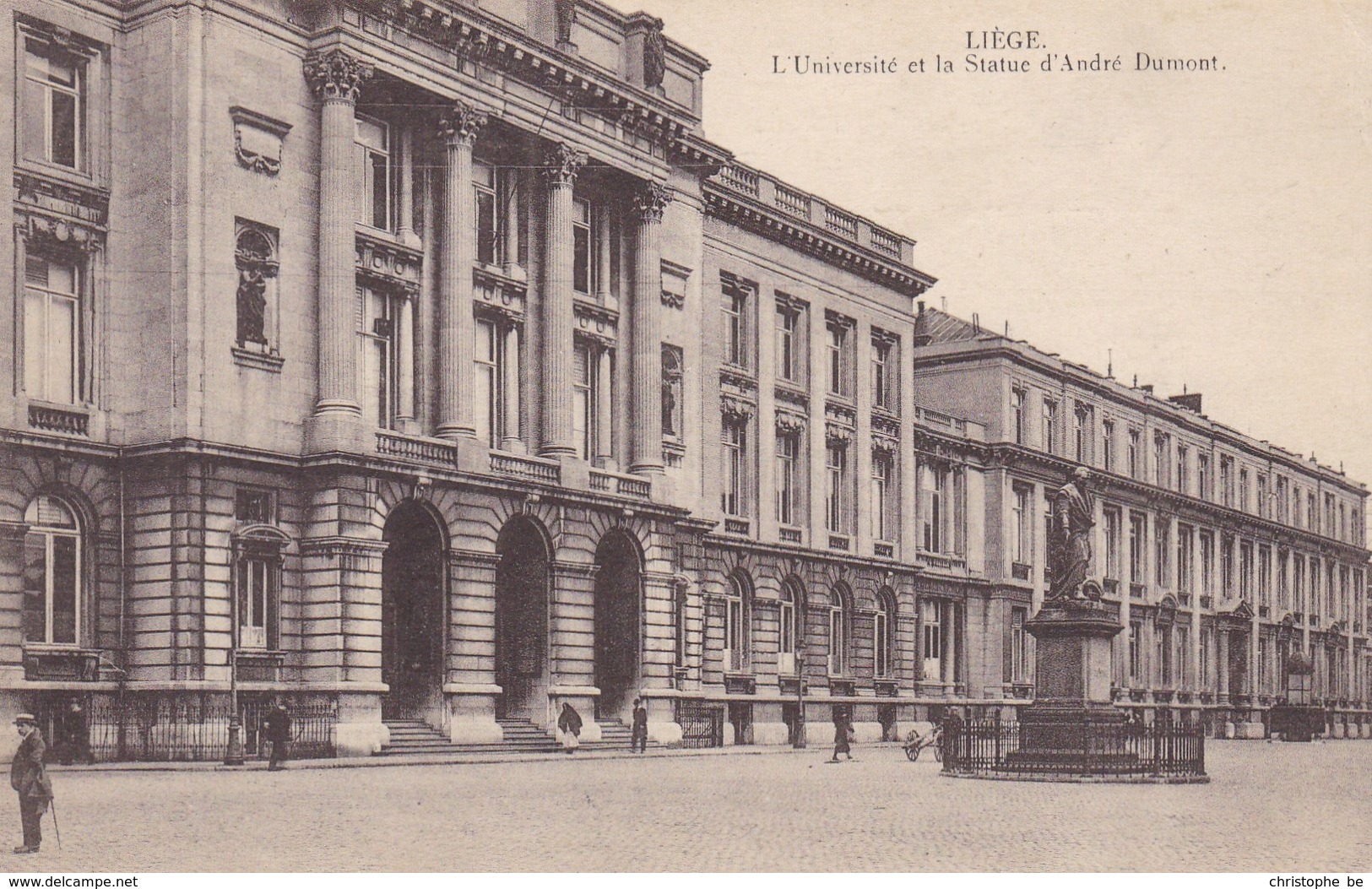 Liege, L'Université Et La Statue D'André Dumont (pk39320) - Lüttich