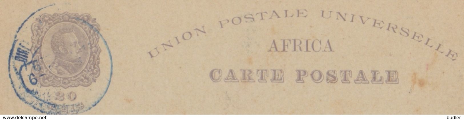 PORTUGAL :1898: ## UNION POSTALE UNIVERSELLE ** AFRICA – Carte Postale ## Postal Stationery – New : ARCHITECTURE,HISTORY - Afrique Portugaise