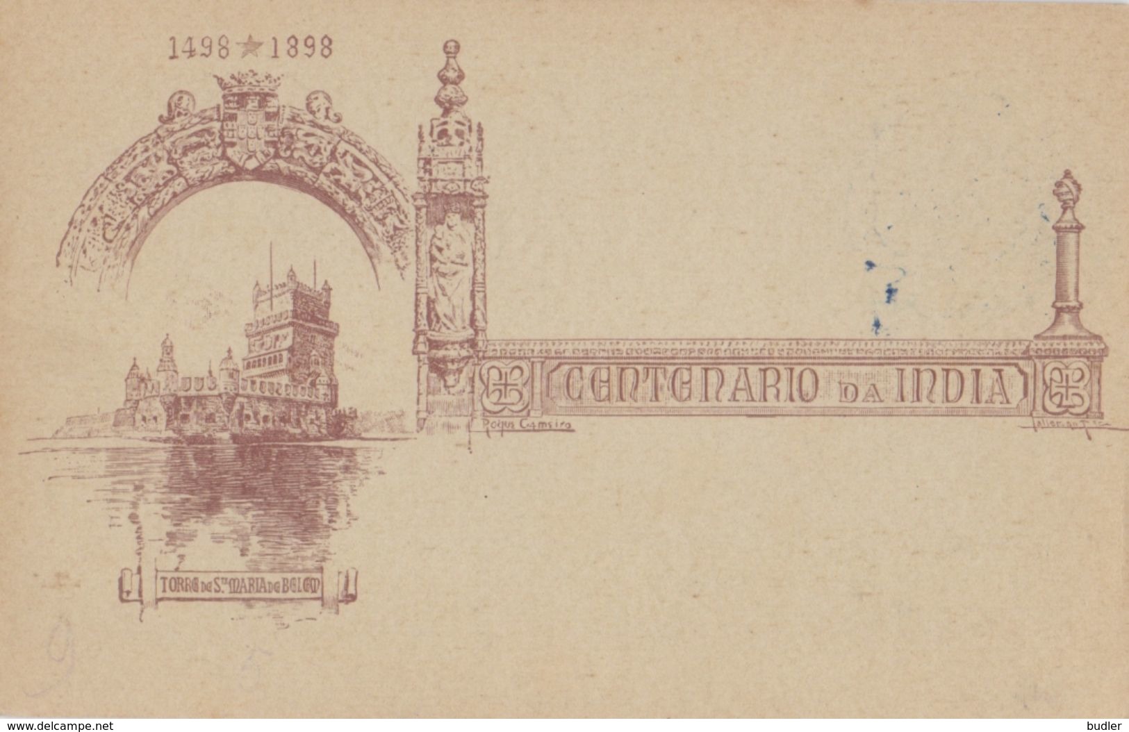 PORTUGAL :1898: ## UNION POSTALE UNIVERSELLE ** AFRICA – Carte Postale ## Postal Stationery – New : ARCHITECTURE,HISTORY - Africa Portuguesa