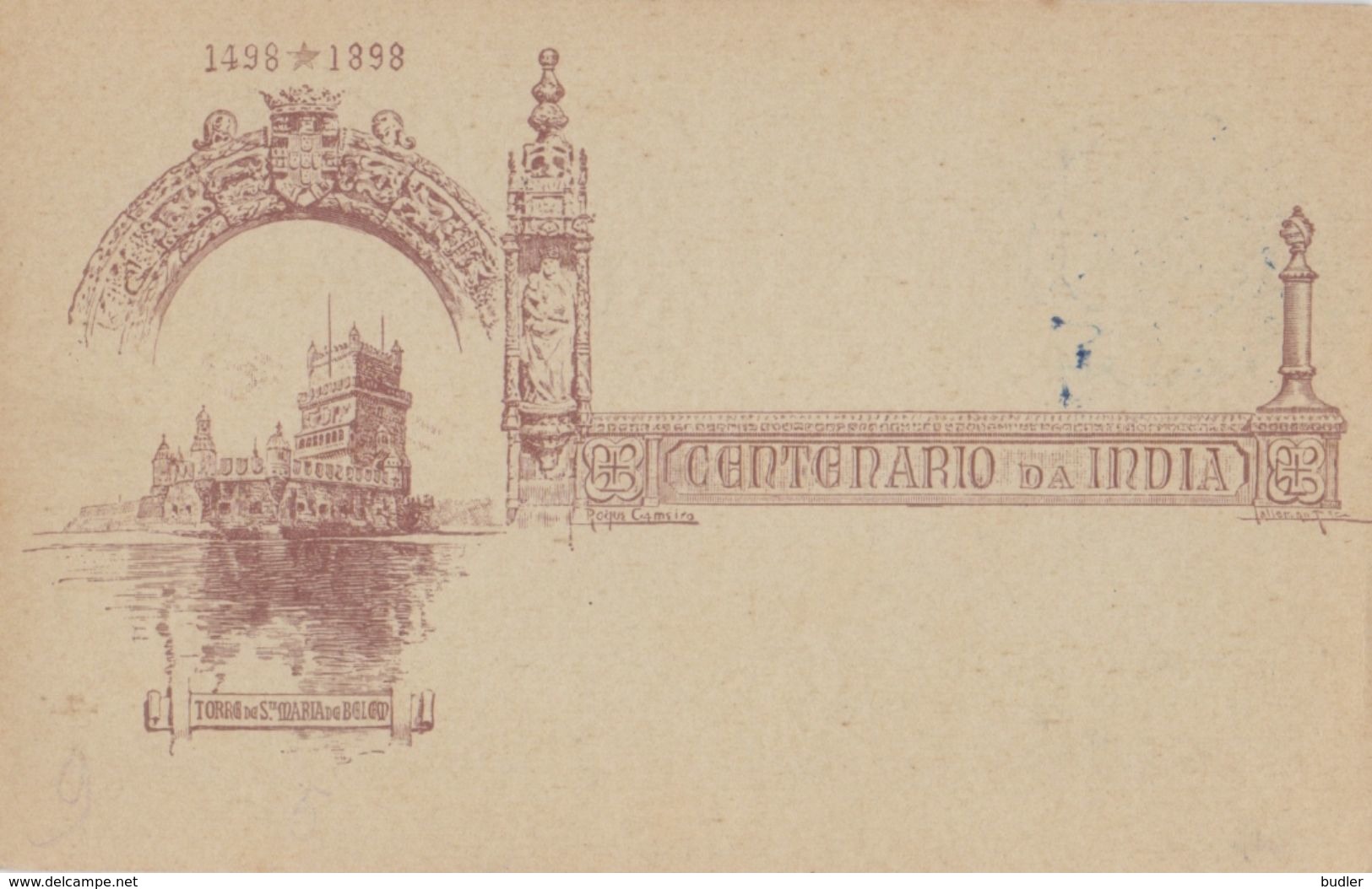 PORTUGAL :1898: ## UNION POSTALE UNIVERSELLE ** AFRICA – Carte Postale ## Postal Stationery – New : ARCHITECTURE,HISTORY - Portuguese Africa