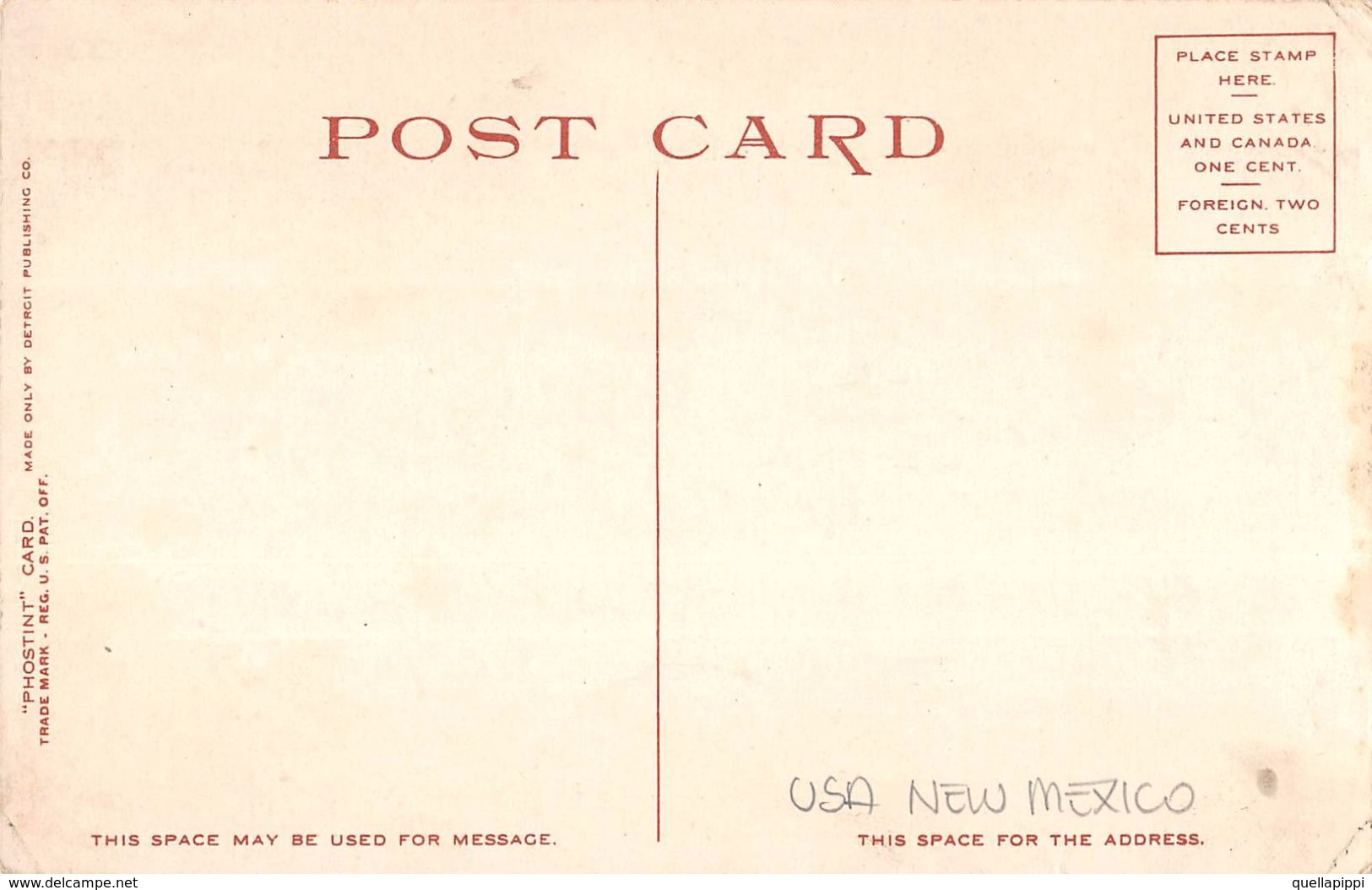 06661 "11597 A. MEXICAN HOME, N.M."  ANIMATA. CART  NON SPED - Other & Unclassified