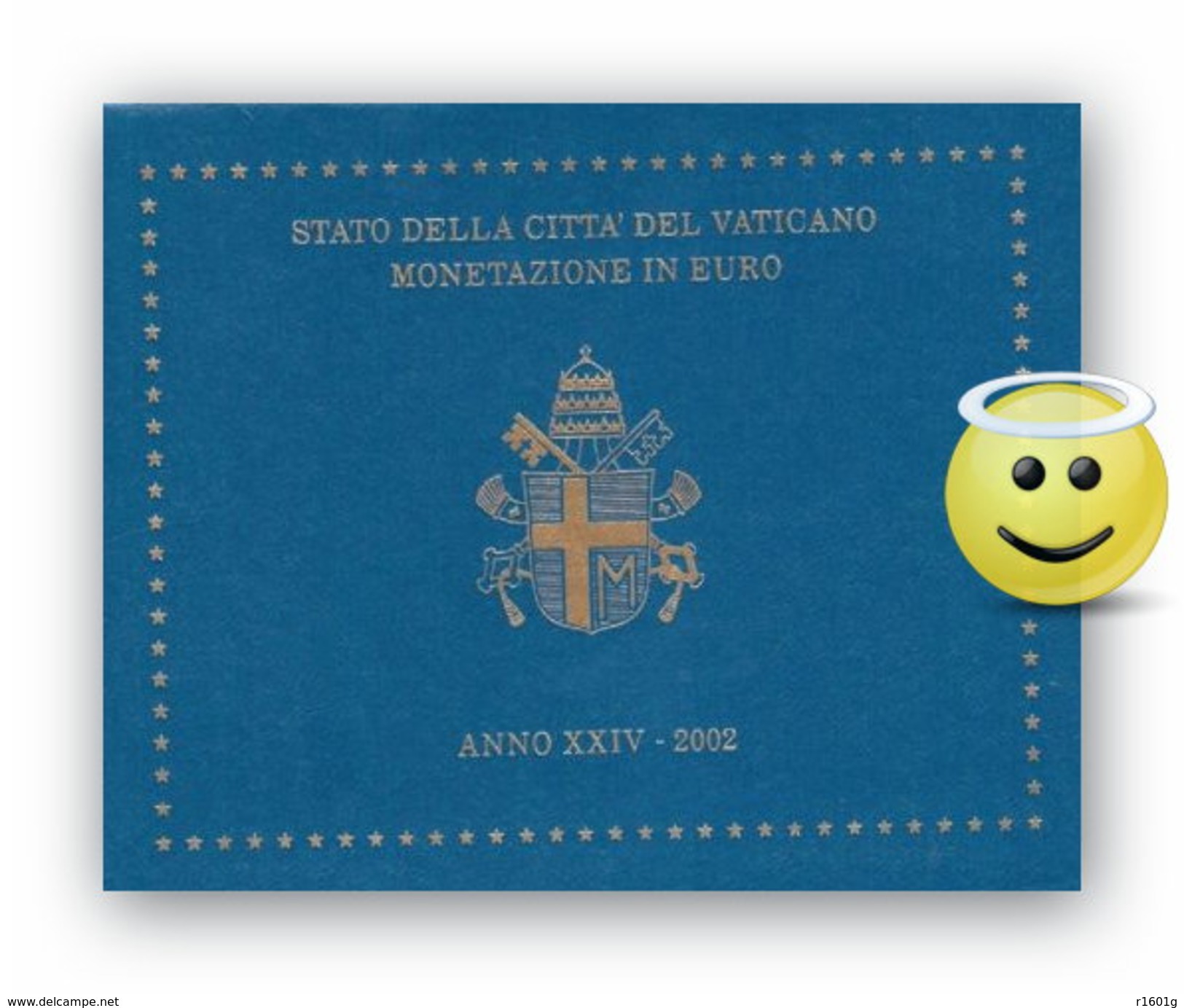 Vatikan Euro KMS 2002 Stempelglanz Im Orig. Folder SELTEN - Vaticano