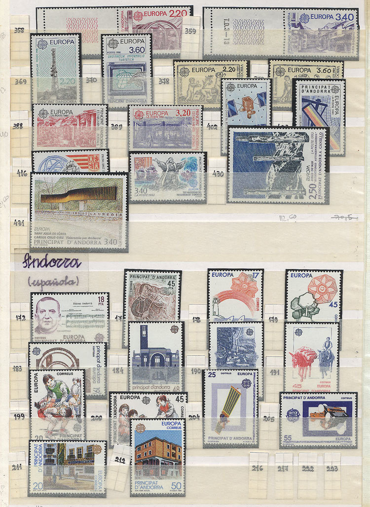 TOPIC EUROPA Collection In Stockbook With Stamps And Souvenir Sheets Issued Bet - Other & Unclassified