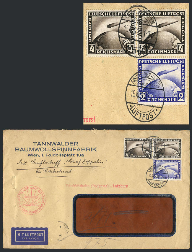 GERMANY 15/AU/1929 Freidrichshafen - Argentina: Airmail Commercial Cover Sent By - Autres & Non Classés