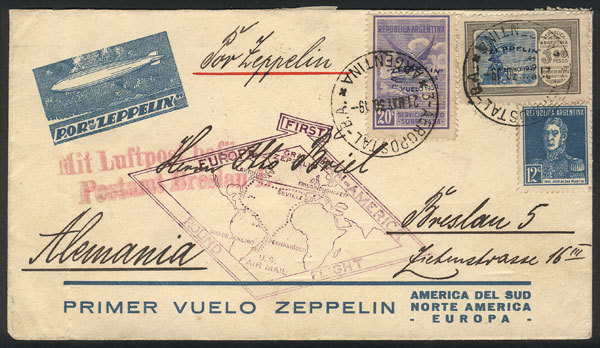 ARGENTINA Cover Sent By ZEPPELIN From Buenos Aires To Germany On 21/MAY/1930, Fr - Autres & Non Classés