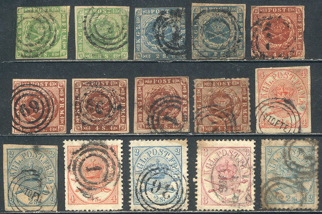 DENMARK Lot Of Very Old Stamps, Mixed Quality (from Defects To Others Of Fine Qu - Andere & Zonder Classificatie