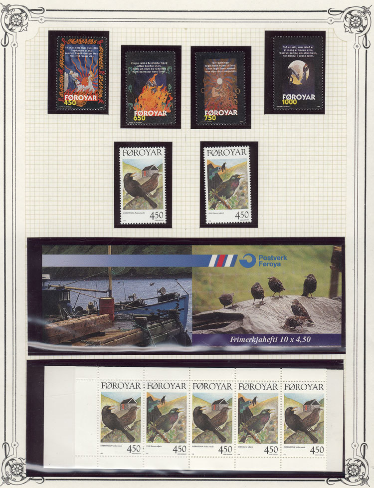 FAROE Lot Of Stamps Issued In 1997 And 1998, MNH, Excellent Quality, Yvert Catal - Féroé (Iles)