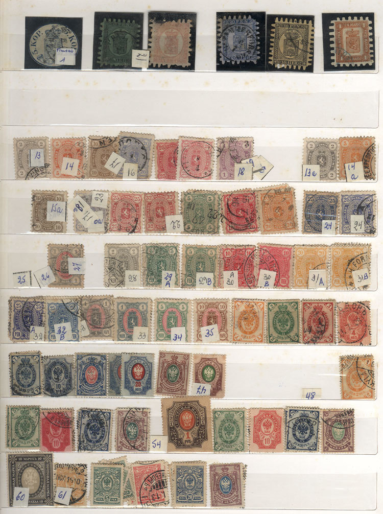 FINLAND Collection Of Used And Mint Stamps Mounted In Stockbook, Fine To Very Fi - Sonstige & Ohne Zuordnung