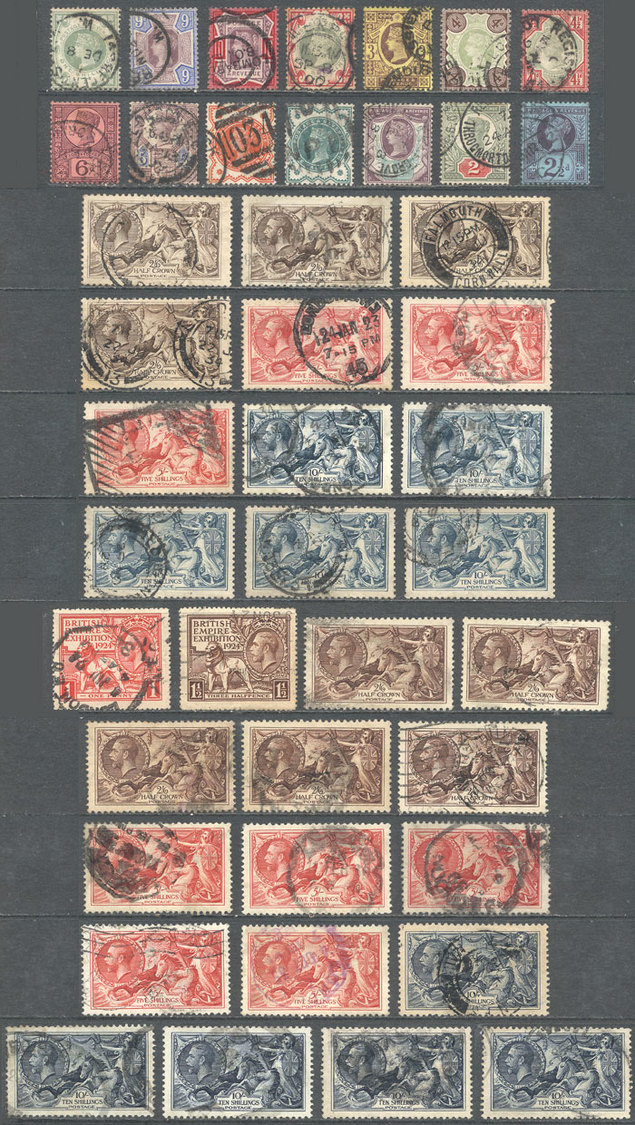GREAT BRITAIN Very Interesting Lot Of Used Stamps, Most Of HIGH CATALOGUE VALUE - Officials