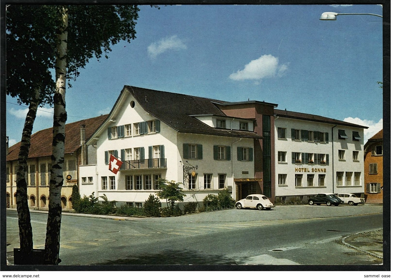 Reiden LU  -  Hotel / Restaurant Sonne  -  Ansichtskarte Ca.1965    (7443) - Reiden