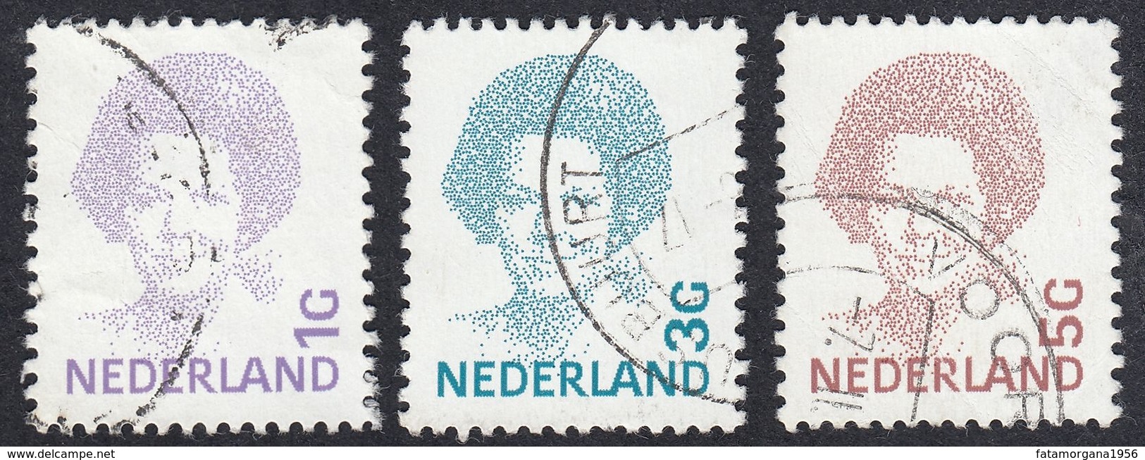 NEDERLAND - PAYS BAS -  OLANDA - 1992 - Lotto 3 Valori Usati: Yvert 1415, 1417 E 1418. - Gebraucht