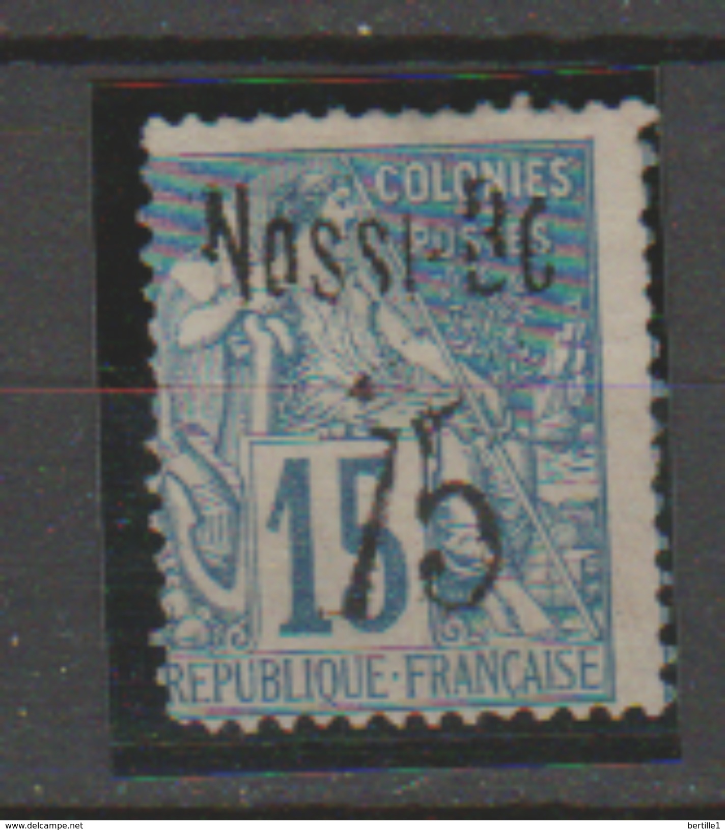 NOSSI BE        N° YVERT  :      21 ( Clair Au Dos )  NEUF SANS GOMME        ( SG     364   ) - Unused Stamps