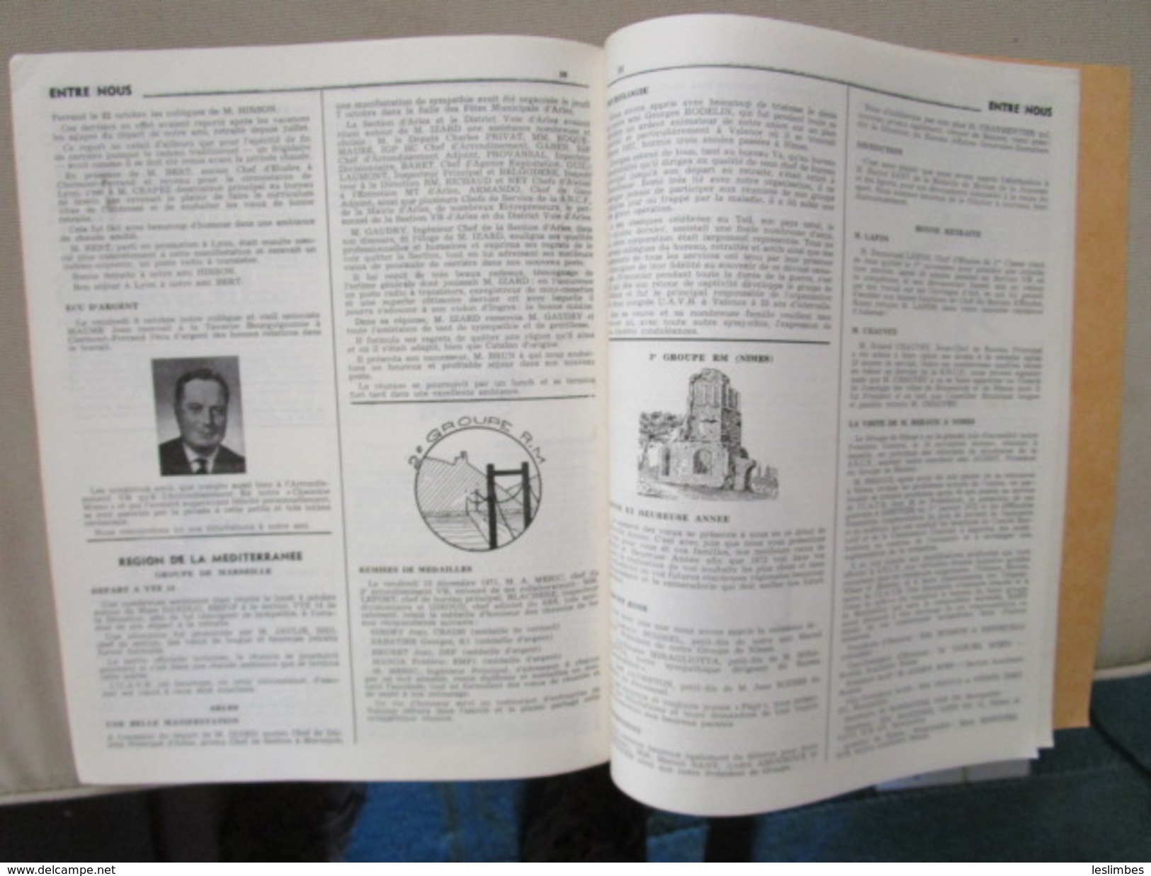 ENTRE NOUS N° 275 Nov/Dec 1971 - Jan 1972. BULLETIN DE L'UNION DES AGENTS DU SERVICE DE LA VOIE ET DES BATIMENTS SNCF - Trains