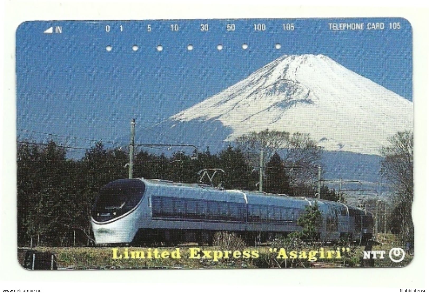 Giappone - Tessera Telefonica Da 105 Units T323 - NTT, - Treni