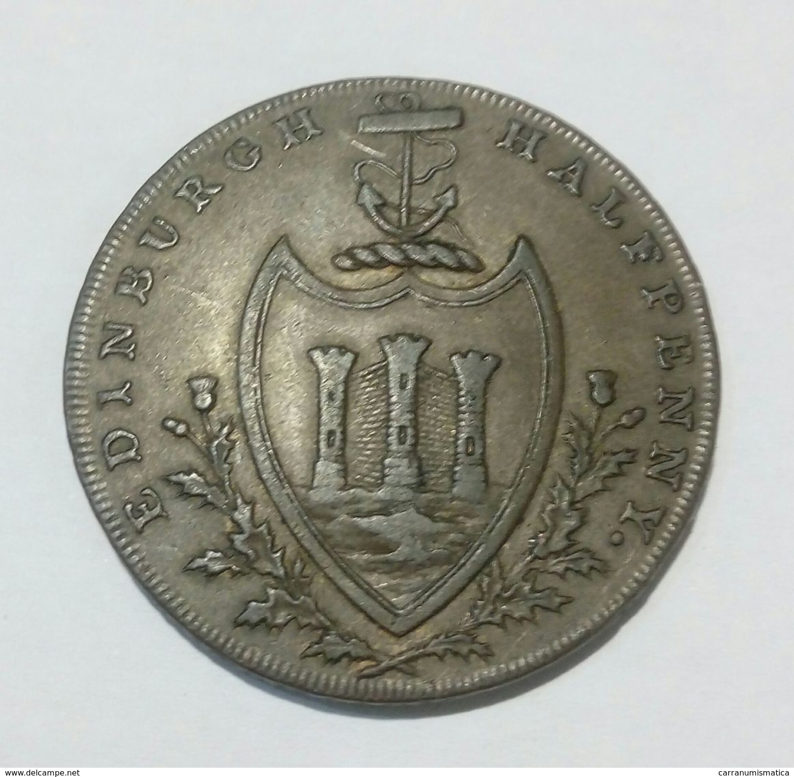 SCOTLAND - EDINBURGH - Half Penny Token (1790) - Notgeld