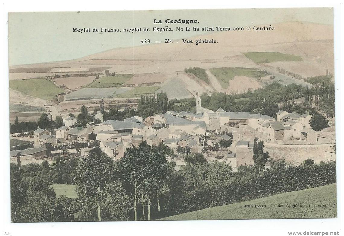 CPA UR, VUE GENERALE, PYRENEES ORIENTALES 66 - Autres & Non Classés