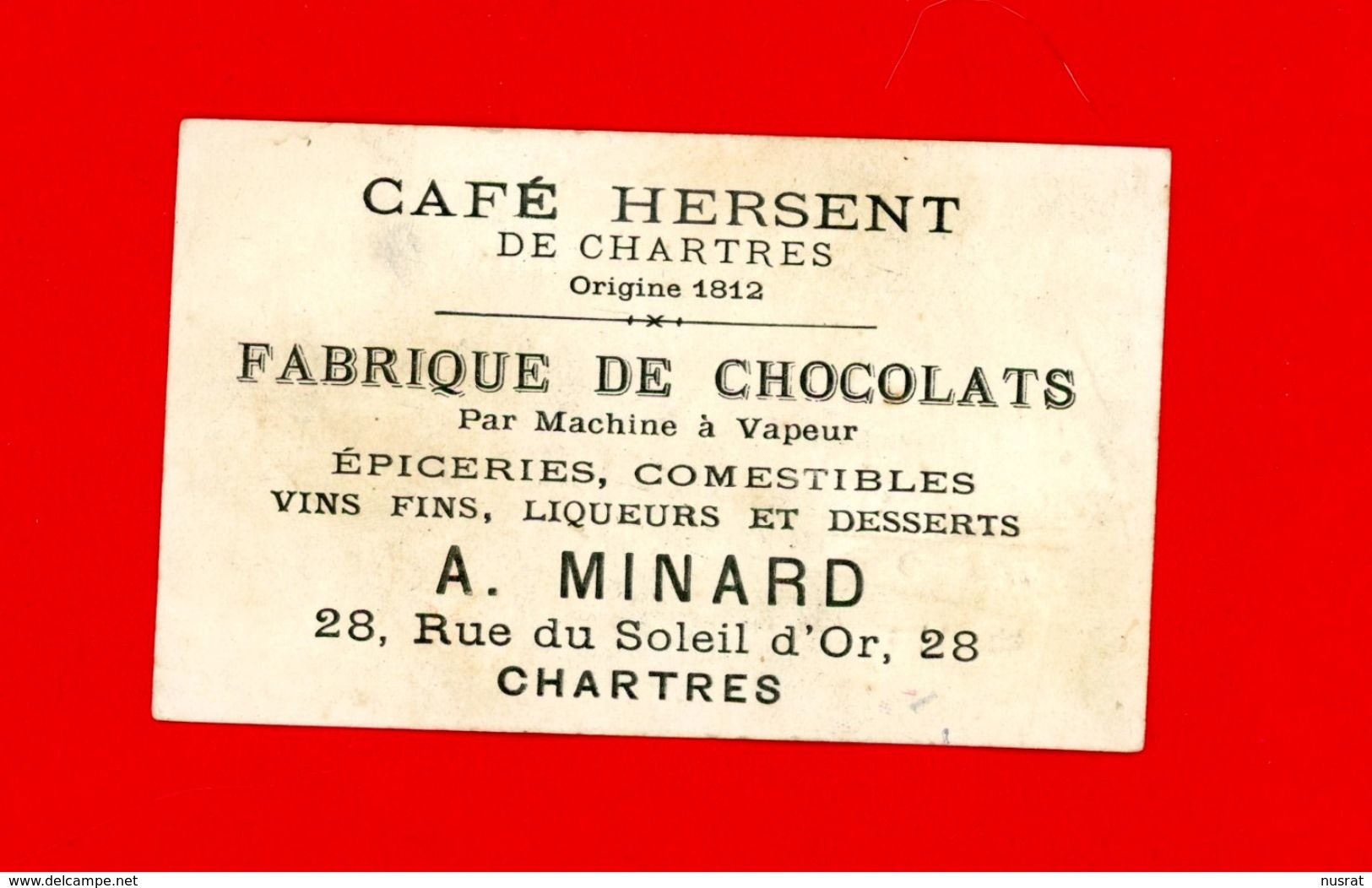 Chartres, Chocolat Minard, Jolie Chromo Lith. Romanet RO3-76, Jeux D'enfants - Other & Unclassified