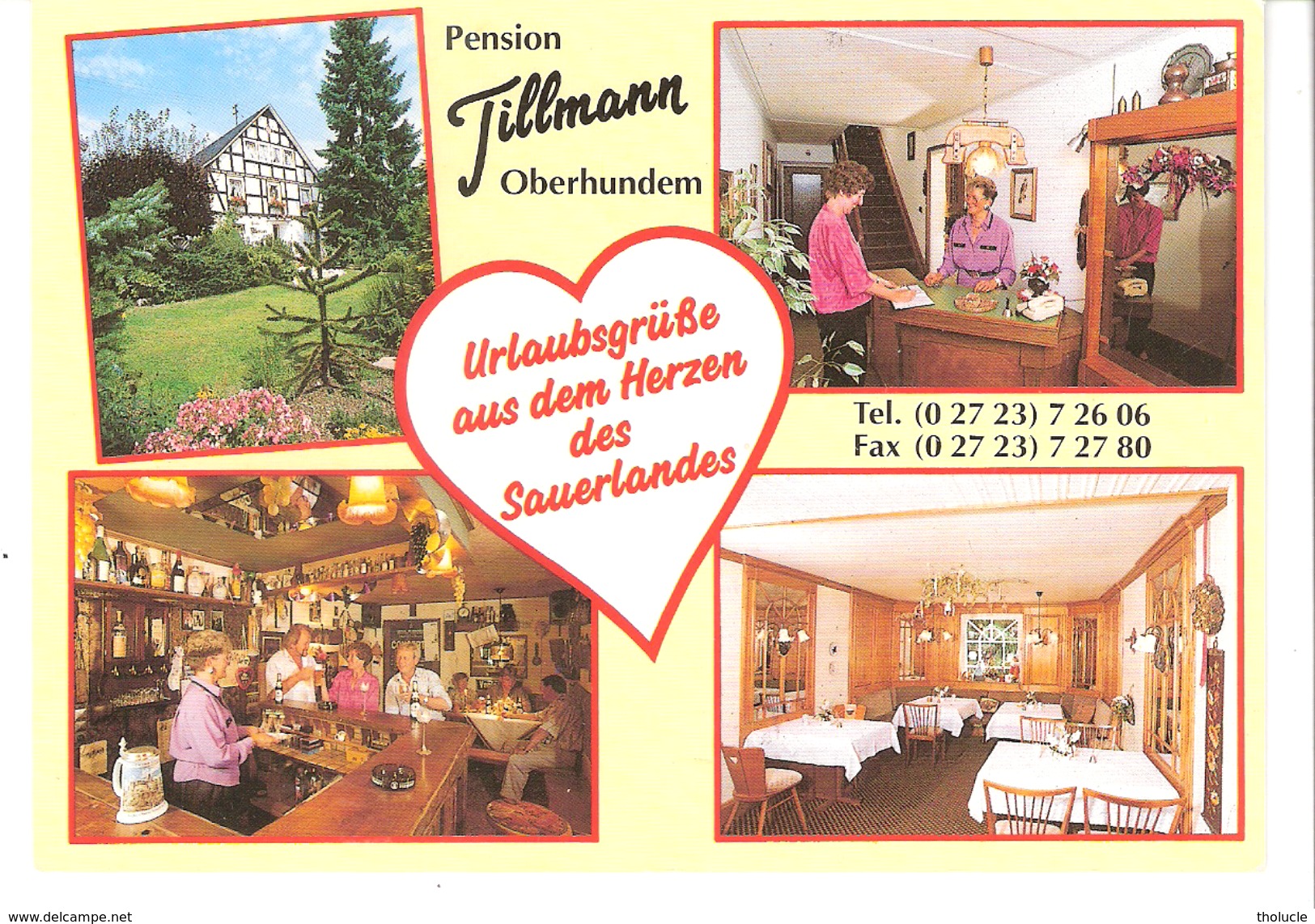 Deutschland-Kirchhundem-Oberhundem (Olpe-Sauerland-Rhénanie Du Nord- Westphalie)-Pension Tillmann-"Landhaus Am Heken"- - Olpe